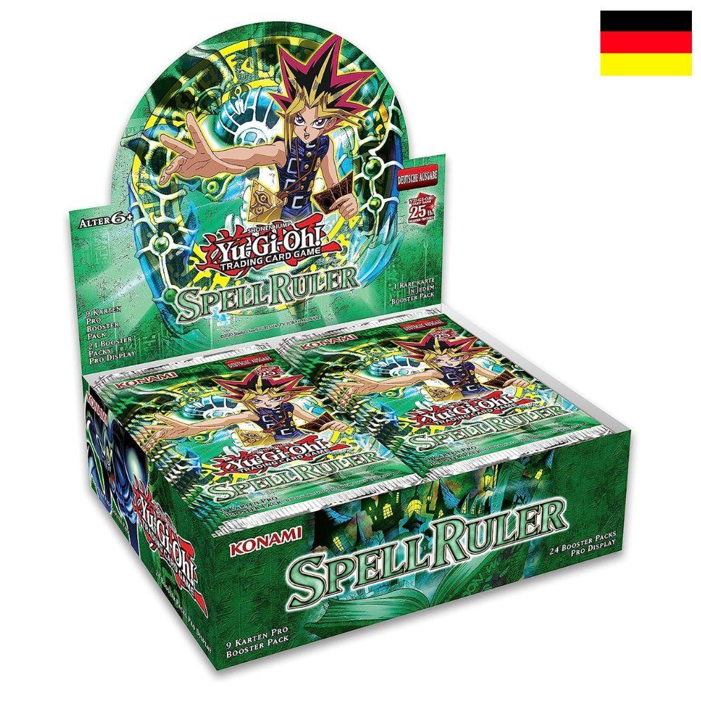 Konami Sammelkarte Yu-Gi-Oh! Spell Ruler - 24 x Boosterpackung Display, deutsche Ausgabe