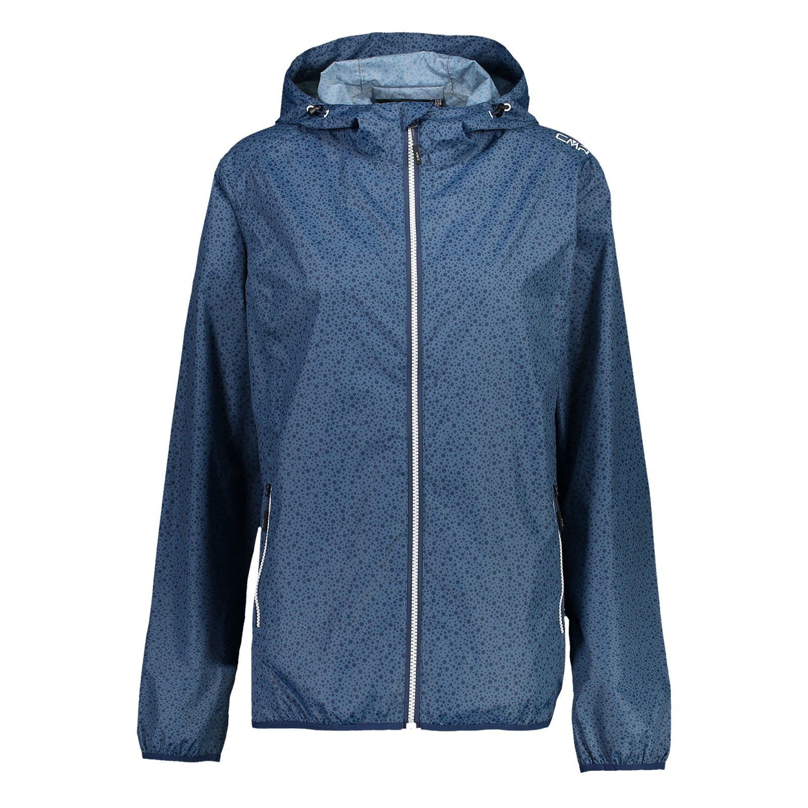 CMP Regenjacke Rain Fix Hood Jacket mit verstellbarer Kapuze M926 blue