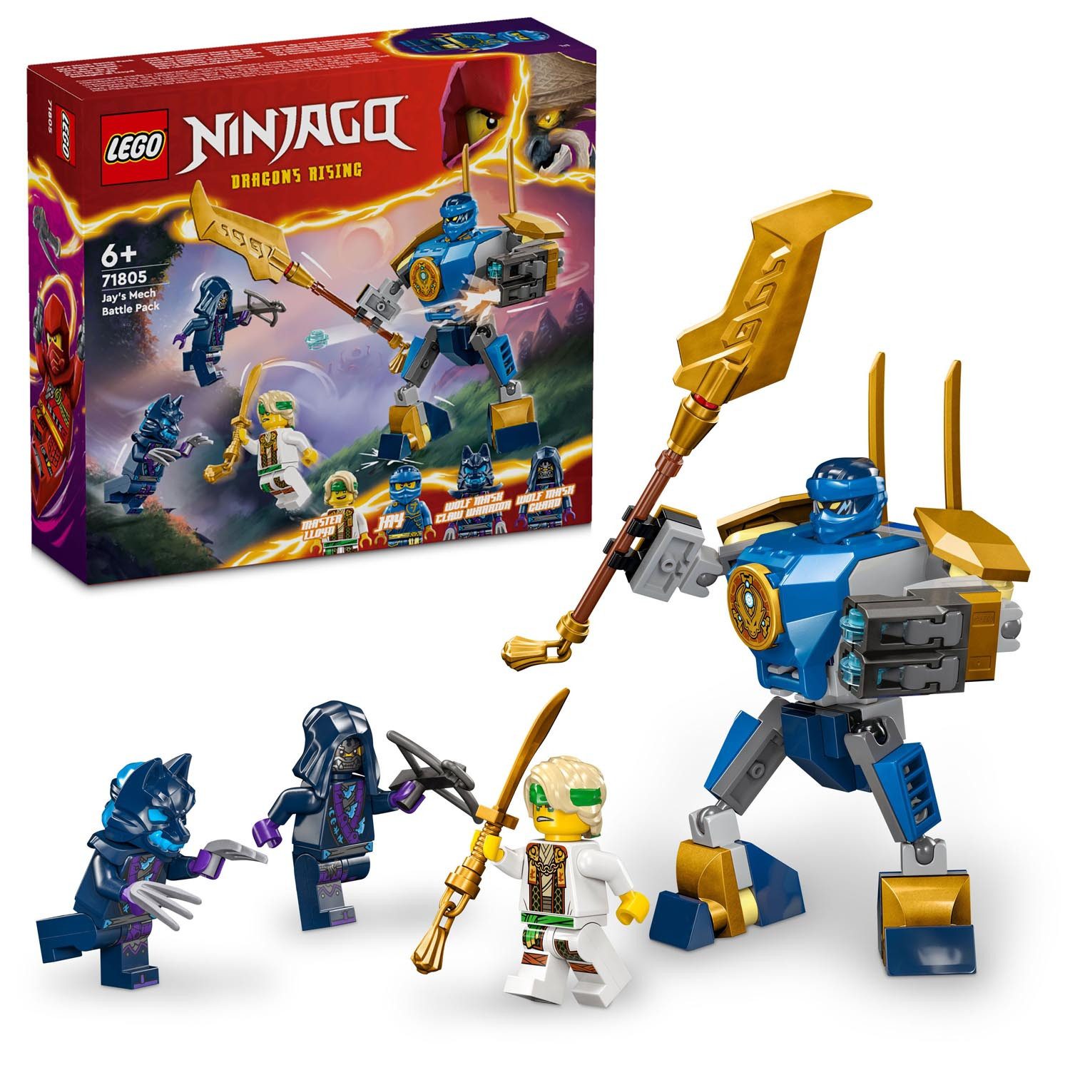 LEGO® LEGO® 71805 NINJAGO - Jays Battle Mech Konstruktions-Spielset günstig online kaufen
