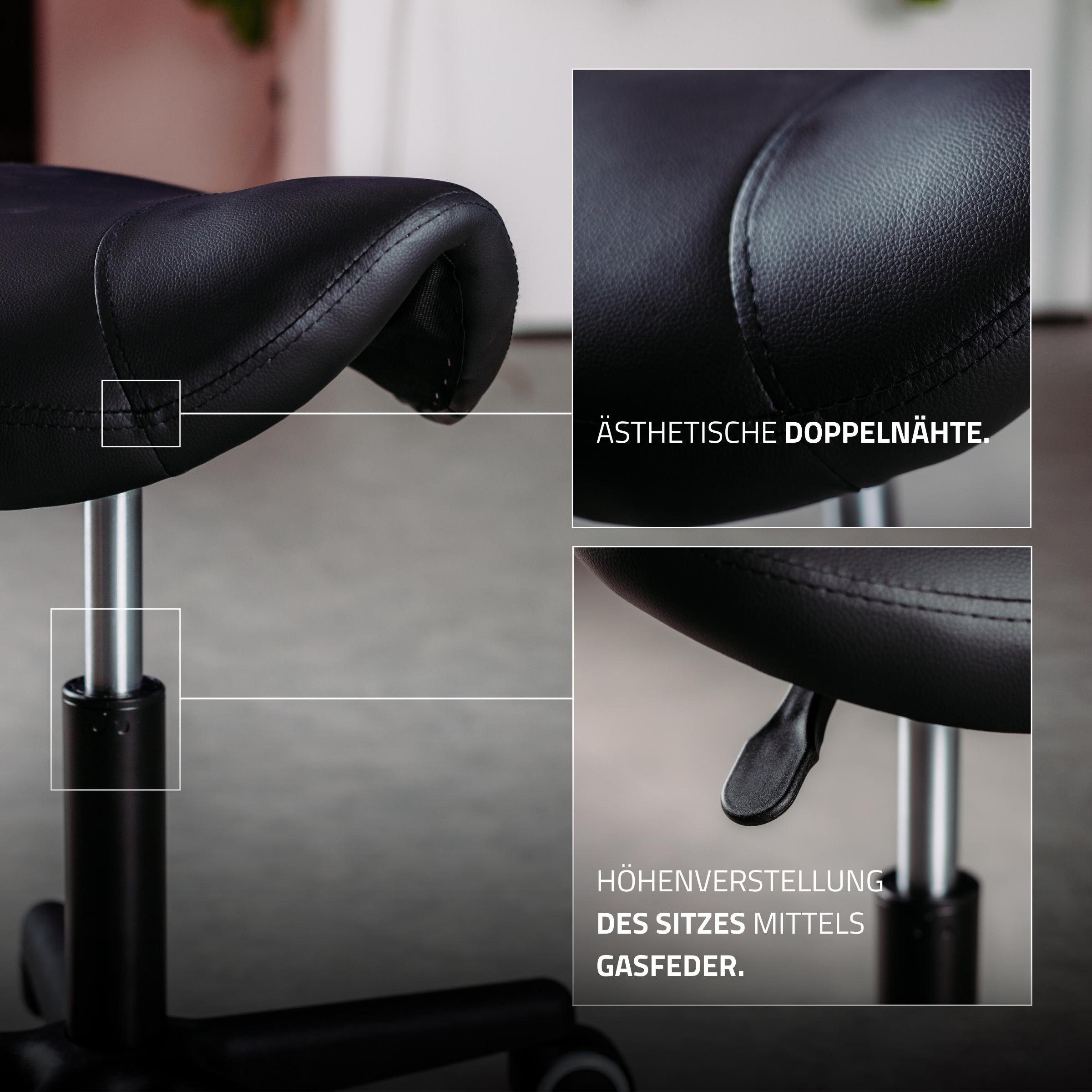 Habys Massageliege Rollhocker Lumo Arbeitshocker Drehhocker Kosmetikhocker