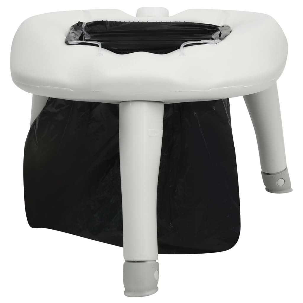 vidaXL Solardusche Campingtoilette mit Beuteln 200 kg