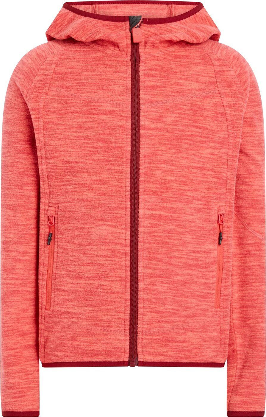 Fleecejacke Mä.-Fleece-Jacke Choco III gls 946 MELANGE/RED WINE