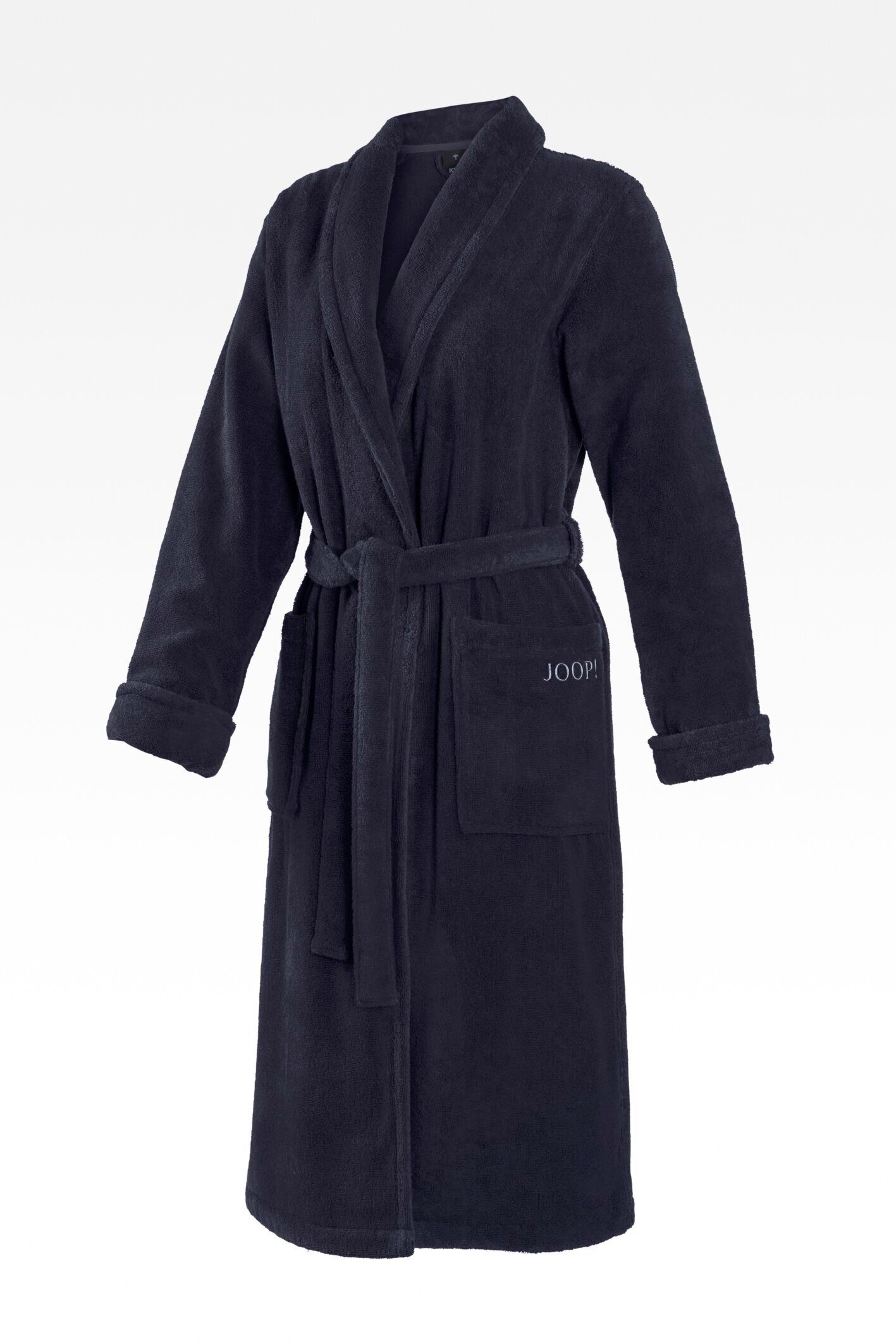 JOOP! Bademantel JOOP! LIVING - BADEMANTEL Damen-Schalkragen, Textil