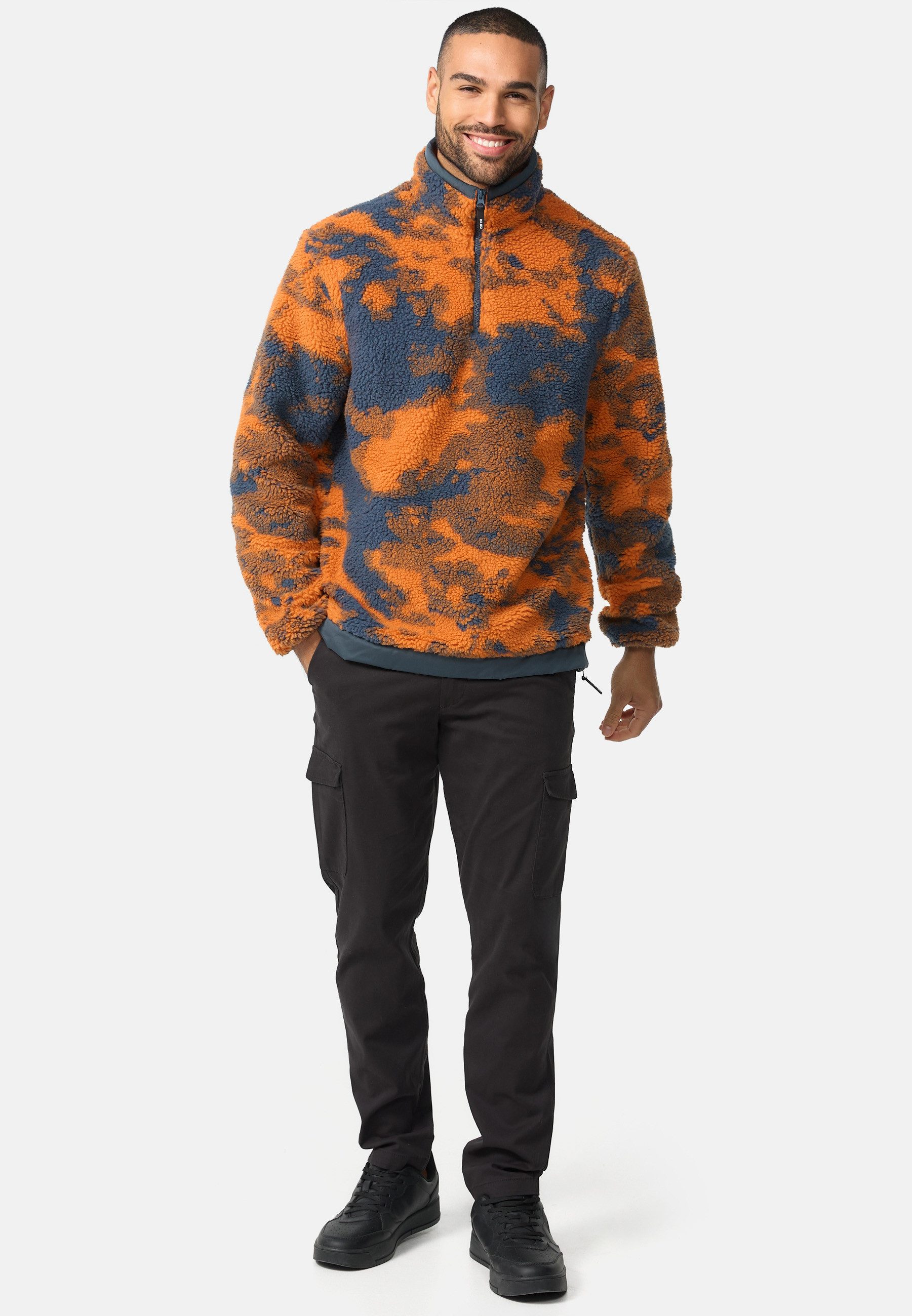 Indicode Fleecepullover Herren INSofiane Pulli Pullover Herrenpullover