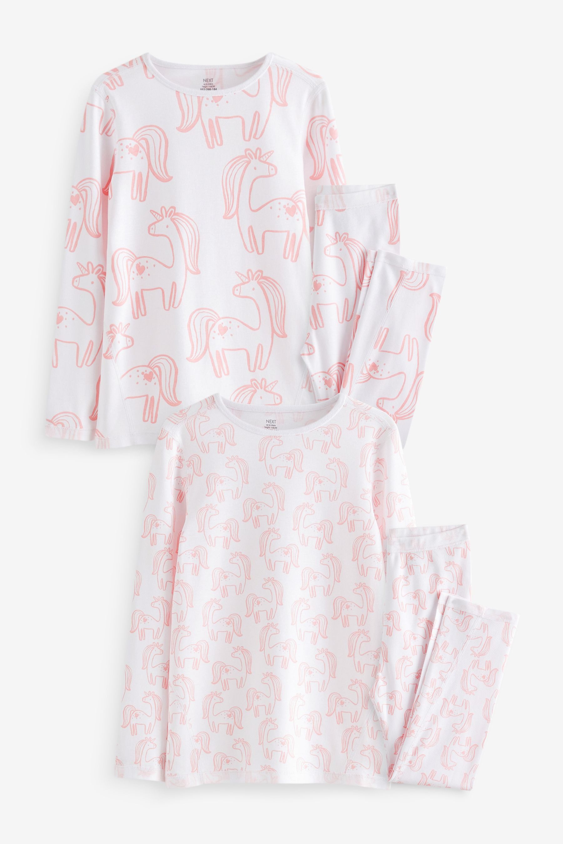 Pyjama Hautfreundlicher Schlafanzug, 2er-Pack