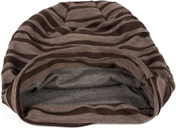 styleBREAKER Beanie (1-St) Beanie mit Falten Muster