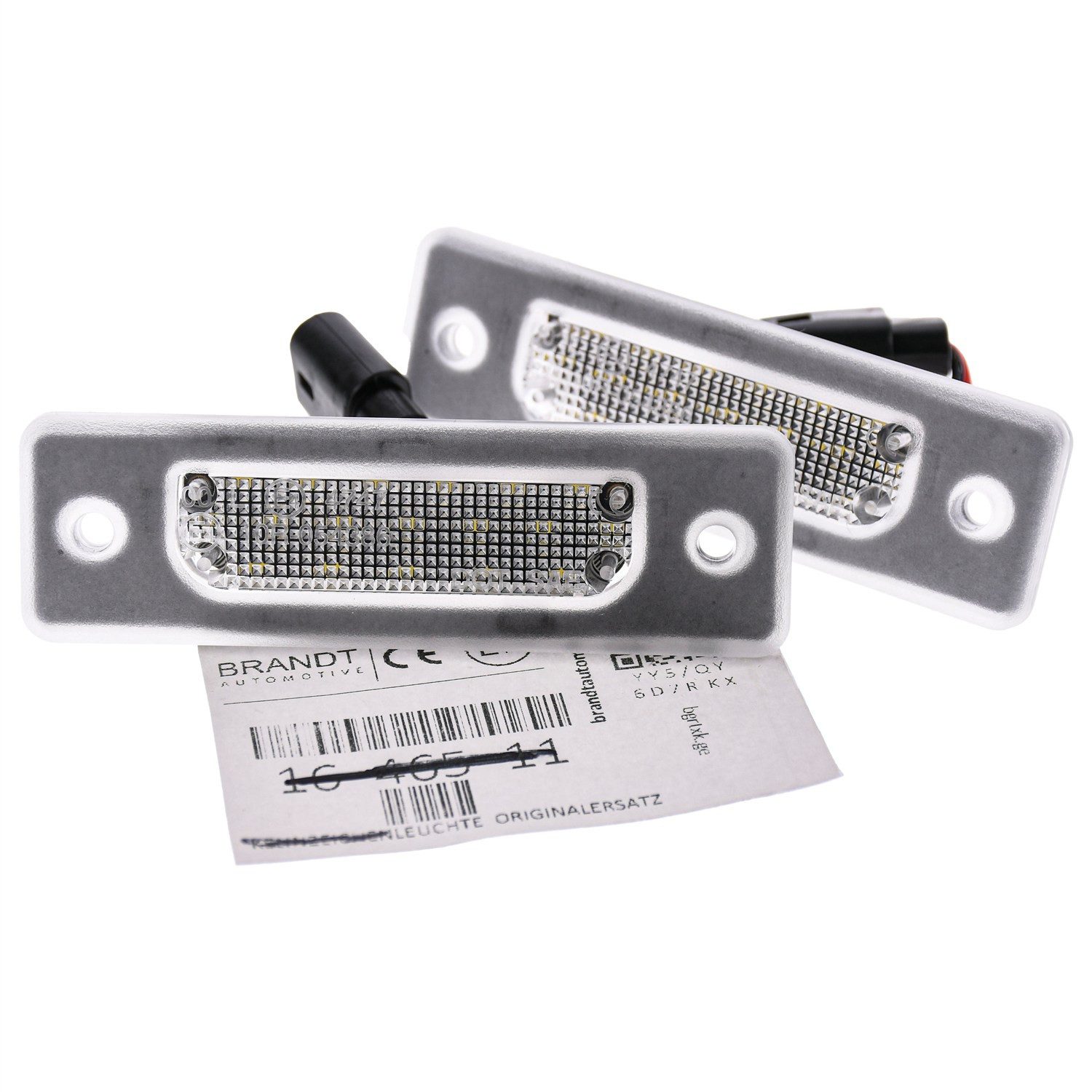 BRANDT AUTOMOTIVE KFZ-Ersatzleuchte LED Kennzeichenleuchten Auto Kennzeichenbeleuchtung, für Bmw 5er E34 (auch M5 und Alpina B10) (88-96); 7er E32 (86-94)