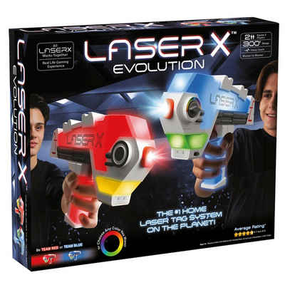 Tm toys Laserpistole LAS88908 (2-tlg), Laser-X Evolution 2x Blaster Infrarot-Pistole