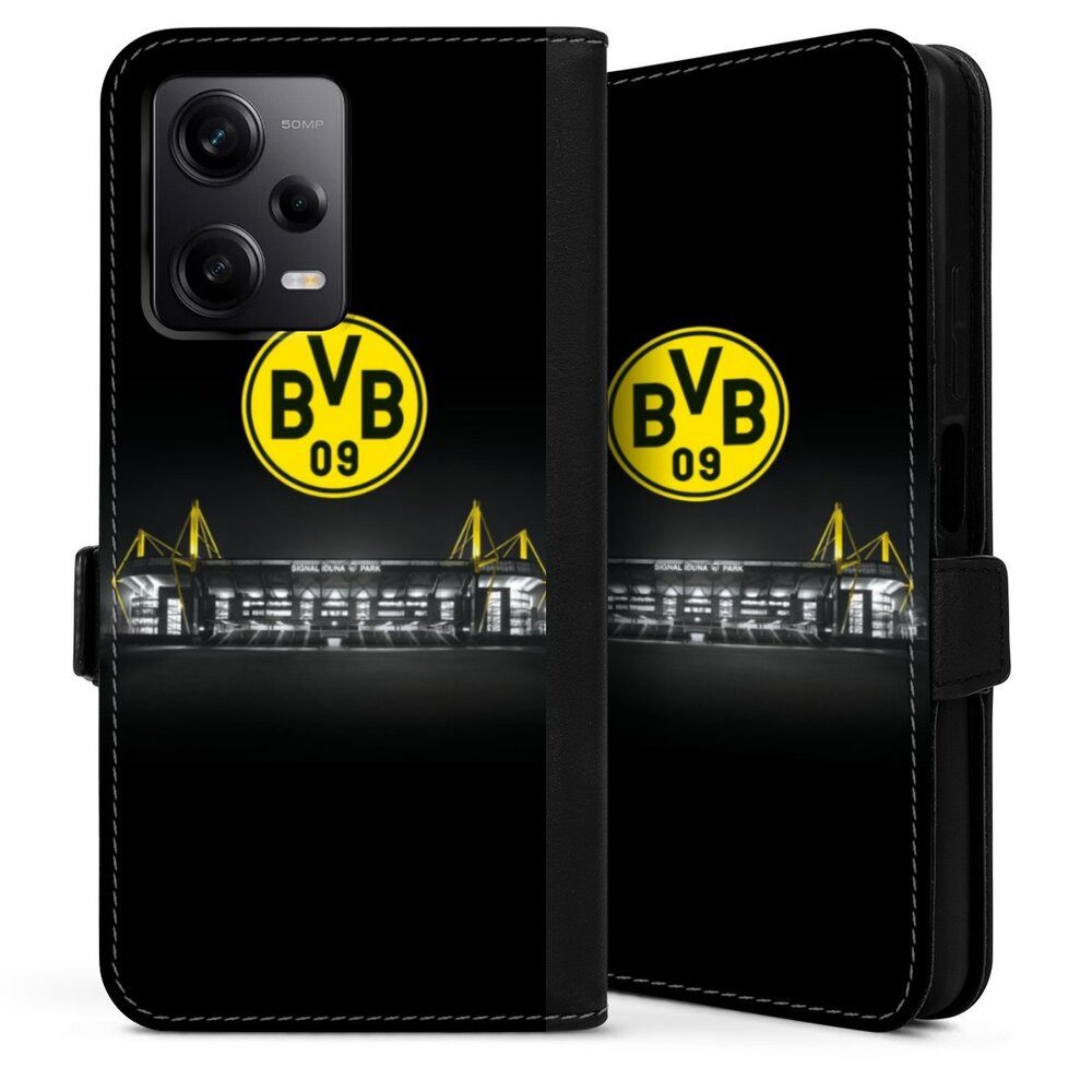 DeinDesign Handyhülle BVB Stadion Borussia Dortmund BVB Stadion, Xiaomi Redmi Note 12 4G Hülle Handy Flip Case Wallet Cover