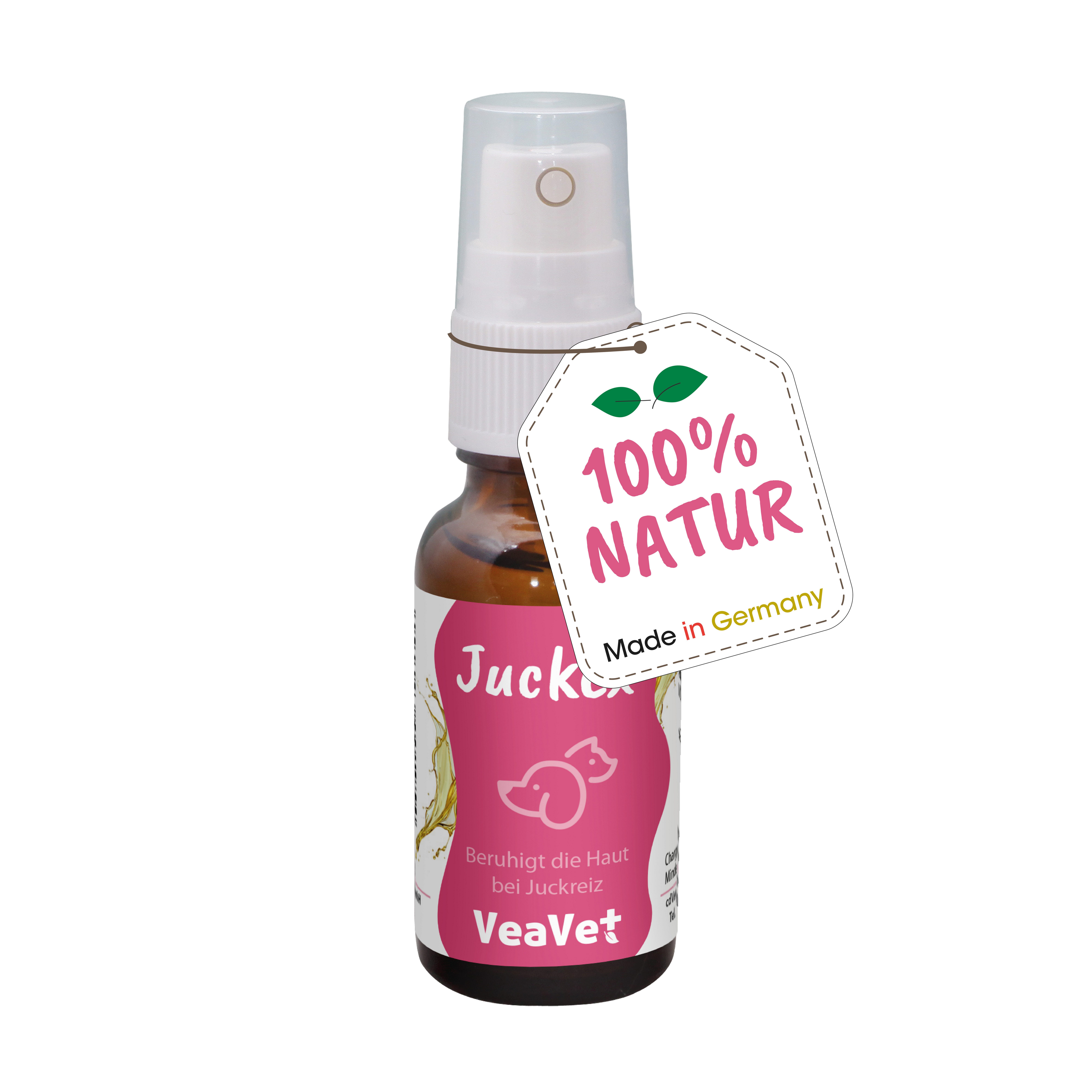 cdVet Fellpflege VeaVet JuckEx, 20 ml, rein natürliches und wohltuendes Pflegespray