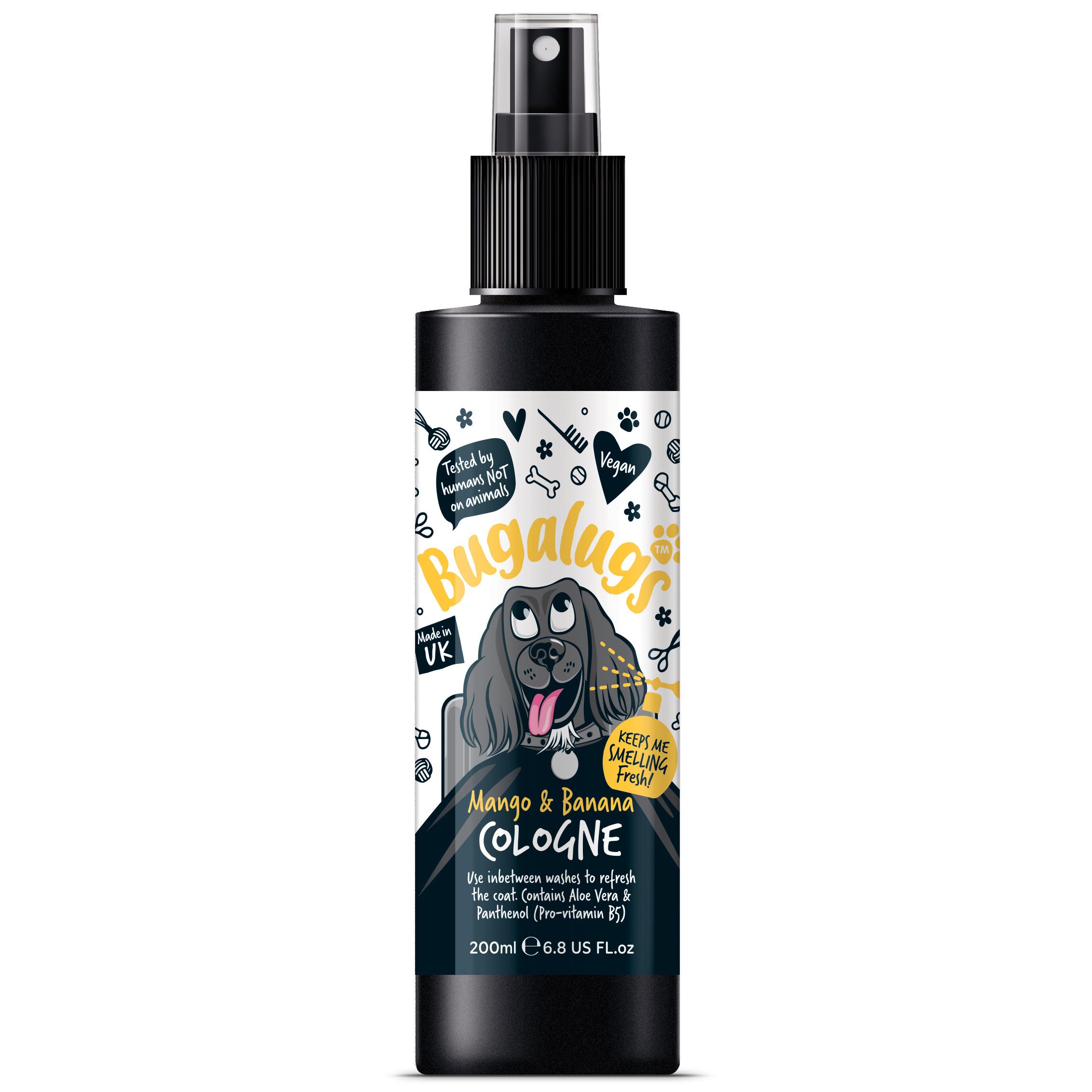 Fellpflege Bugalugs Mango & Banane Hundecologne – Erfrischendes Duftspray für