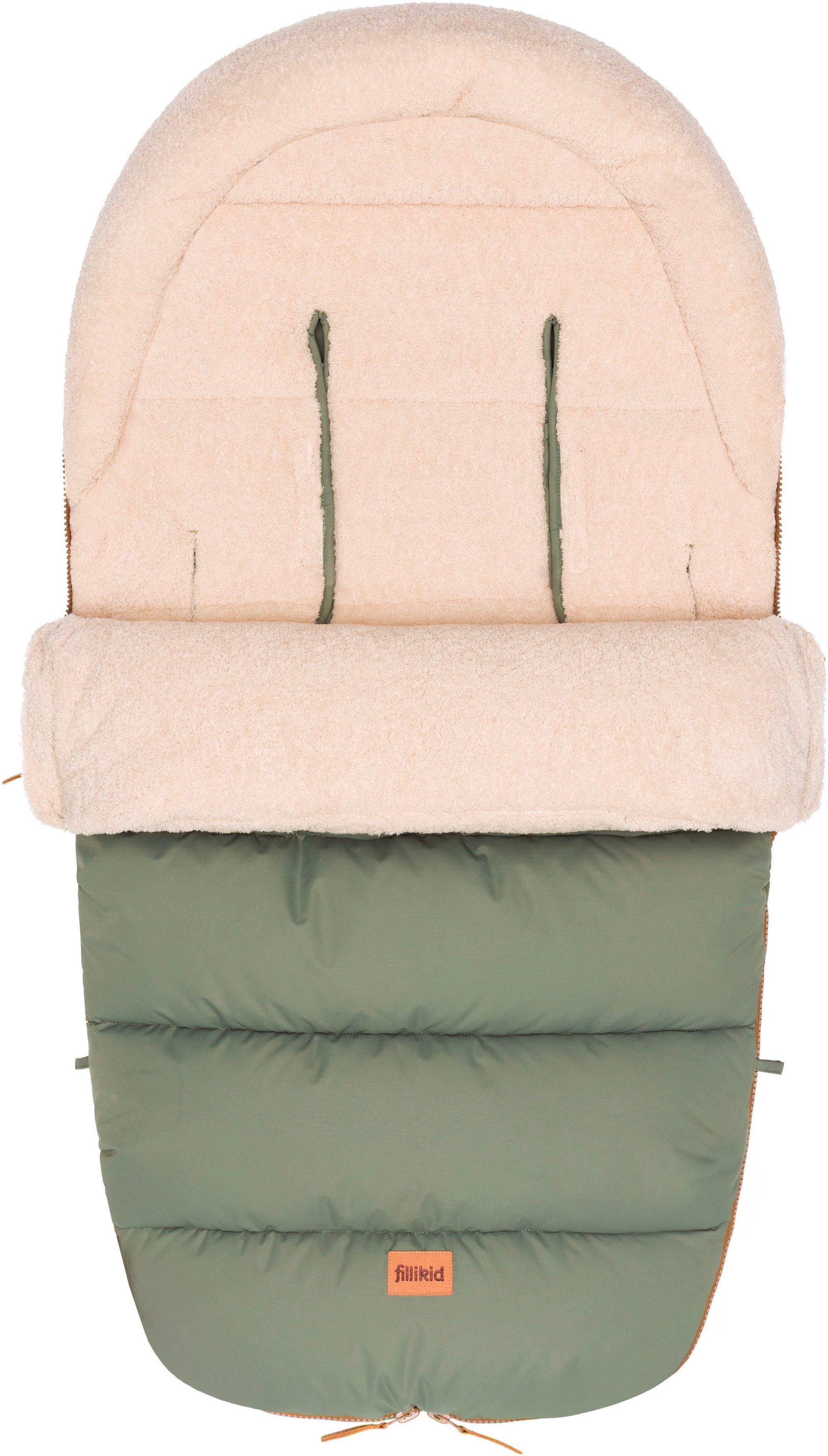 Fillikid Fußsack Atlas, Winterfußsack, mit Teddy-Plüsch