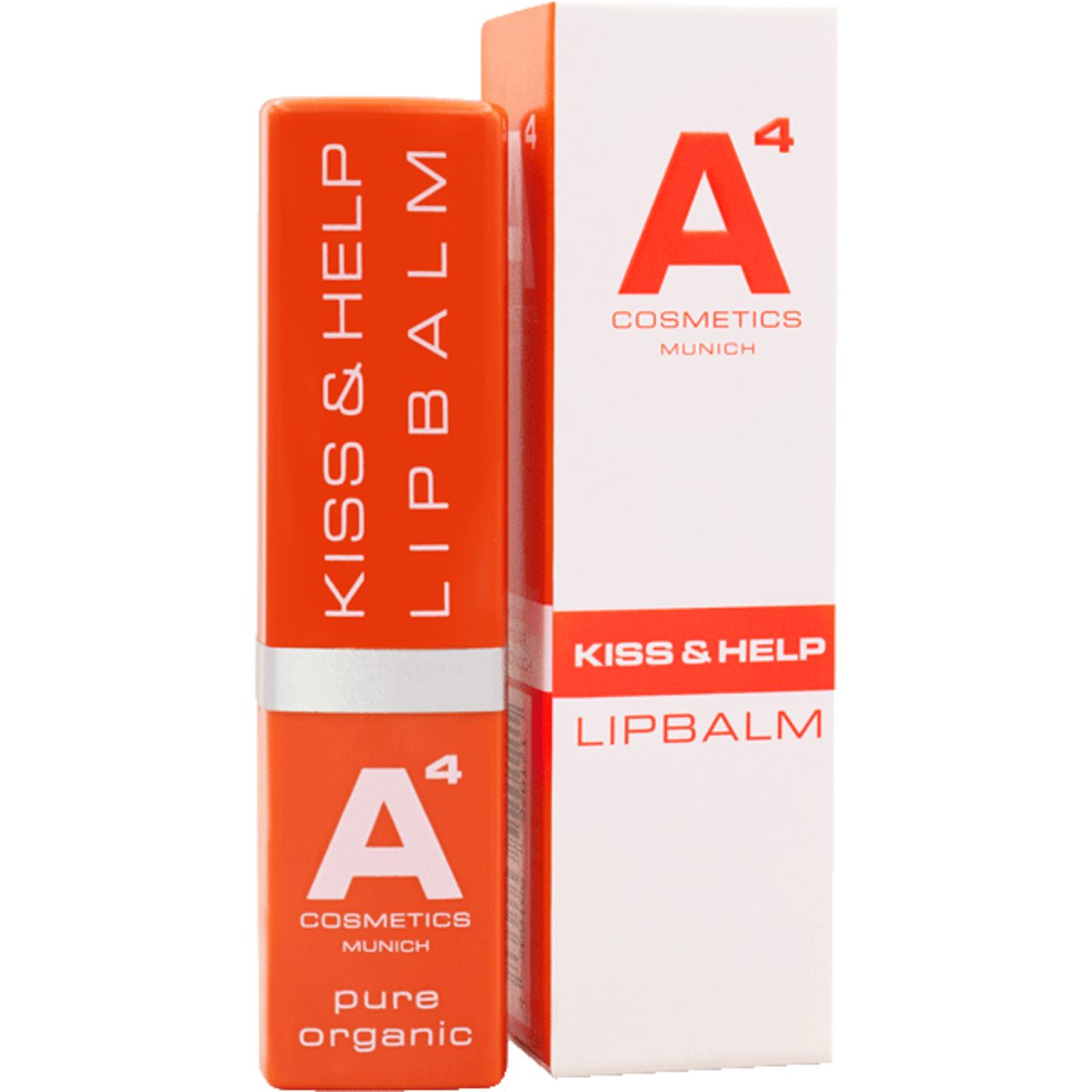 A4 Cosmetics Lippenpflegemittel Kiss & Help Lipbalm, Alle Hauttypen