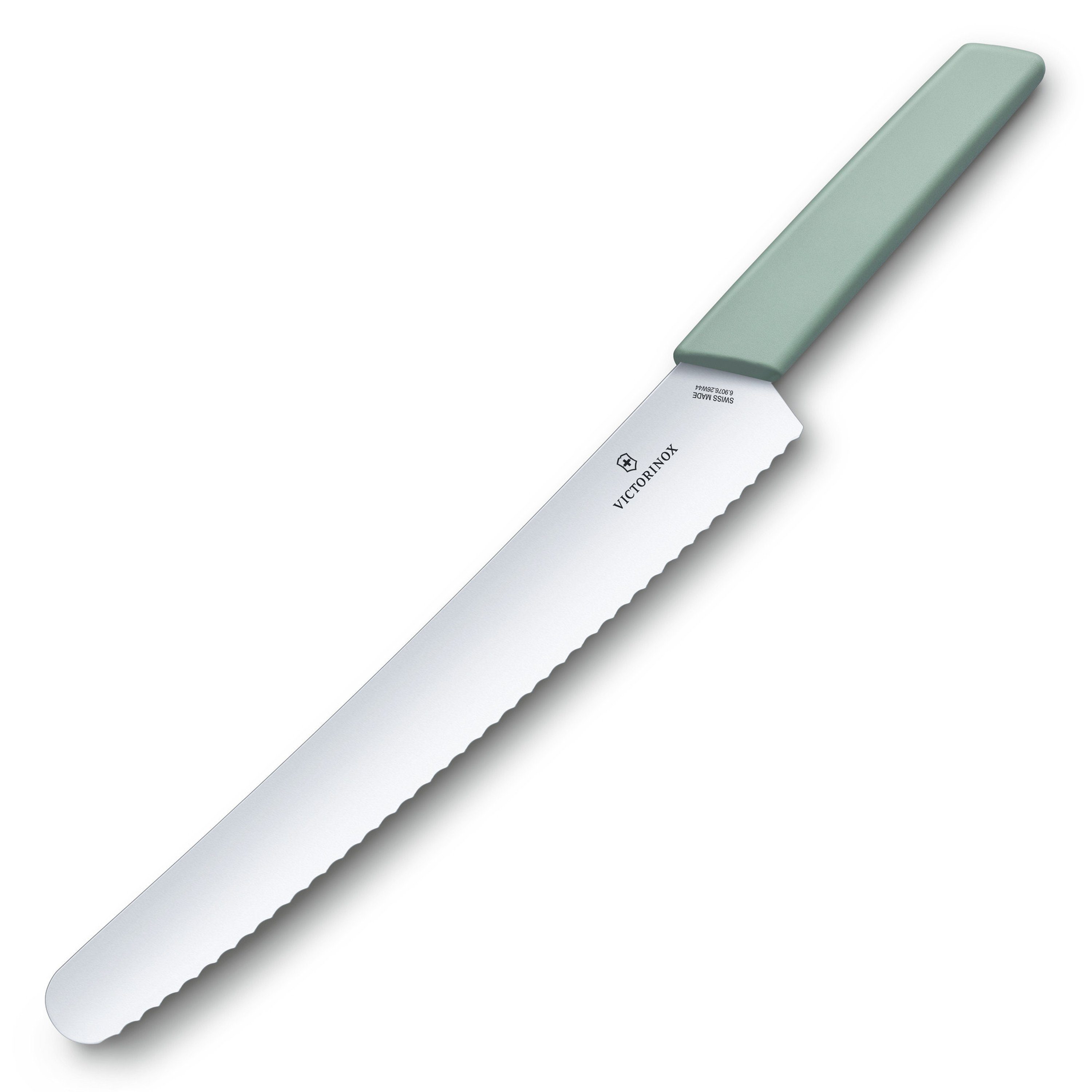 Victorinox Brotmesser Victorinox Brot- und Konditormesser SWISS MODERN gewellte Klinge, Länge 26 cm, aqua | Brotmesser