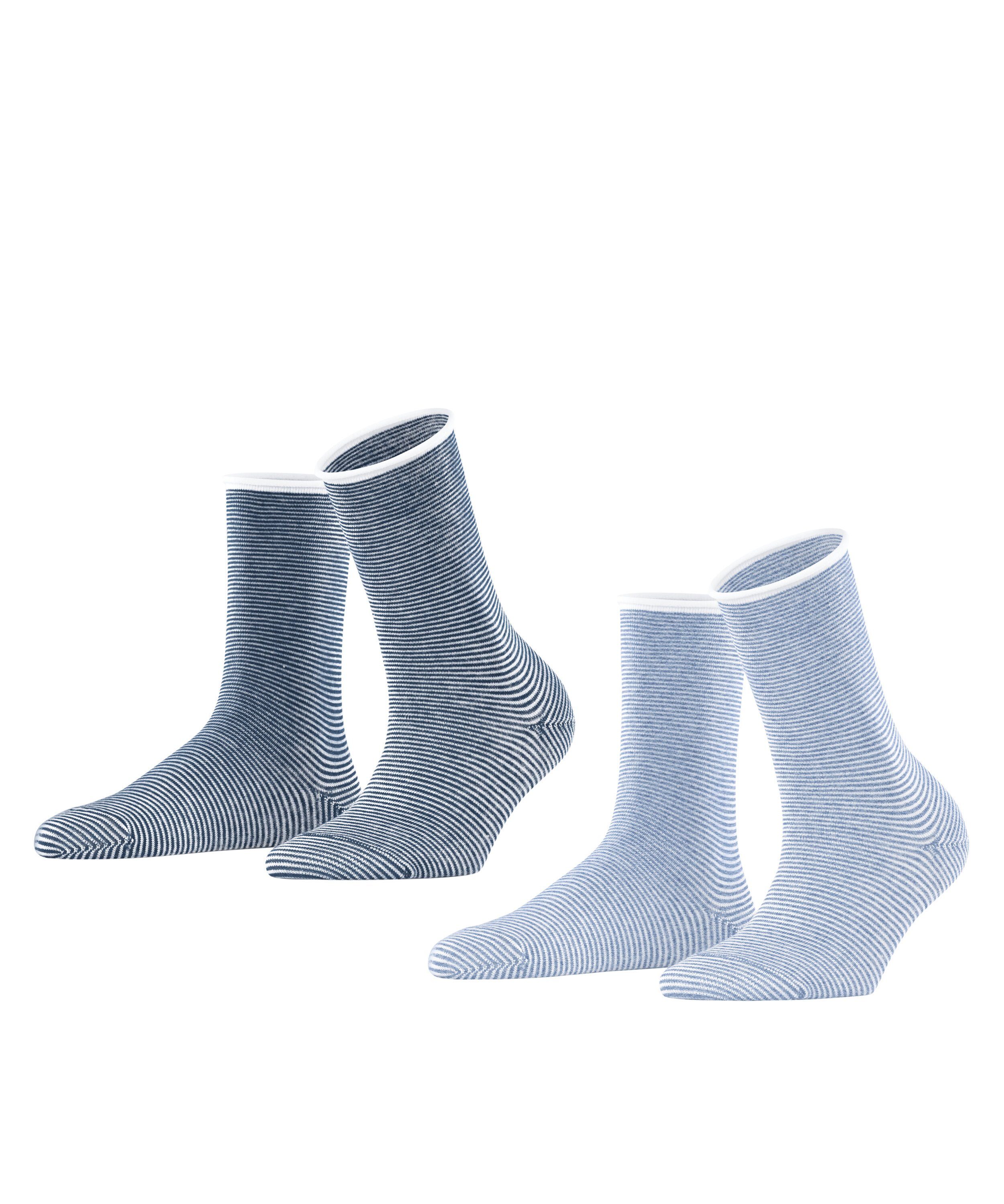 Esprit Socken Allover Stripe 2-Pack (2-Paar) sortiment (0020)