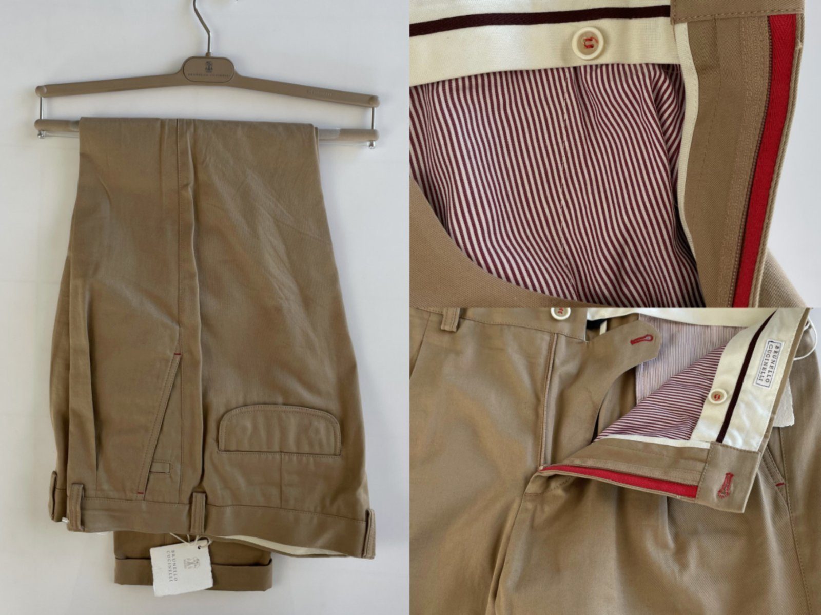 BRUNELLO CUCINELLI Loungehose BRUNELLO CUCINELLI Casual Leisure Fit Trousers Hose Five-Pocket-Style