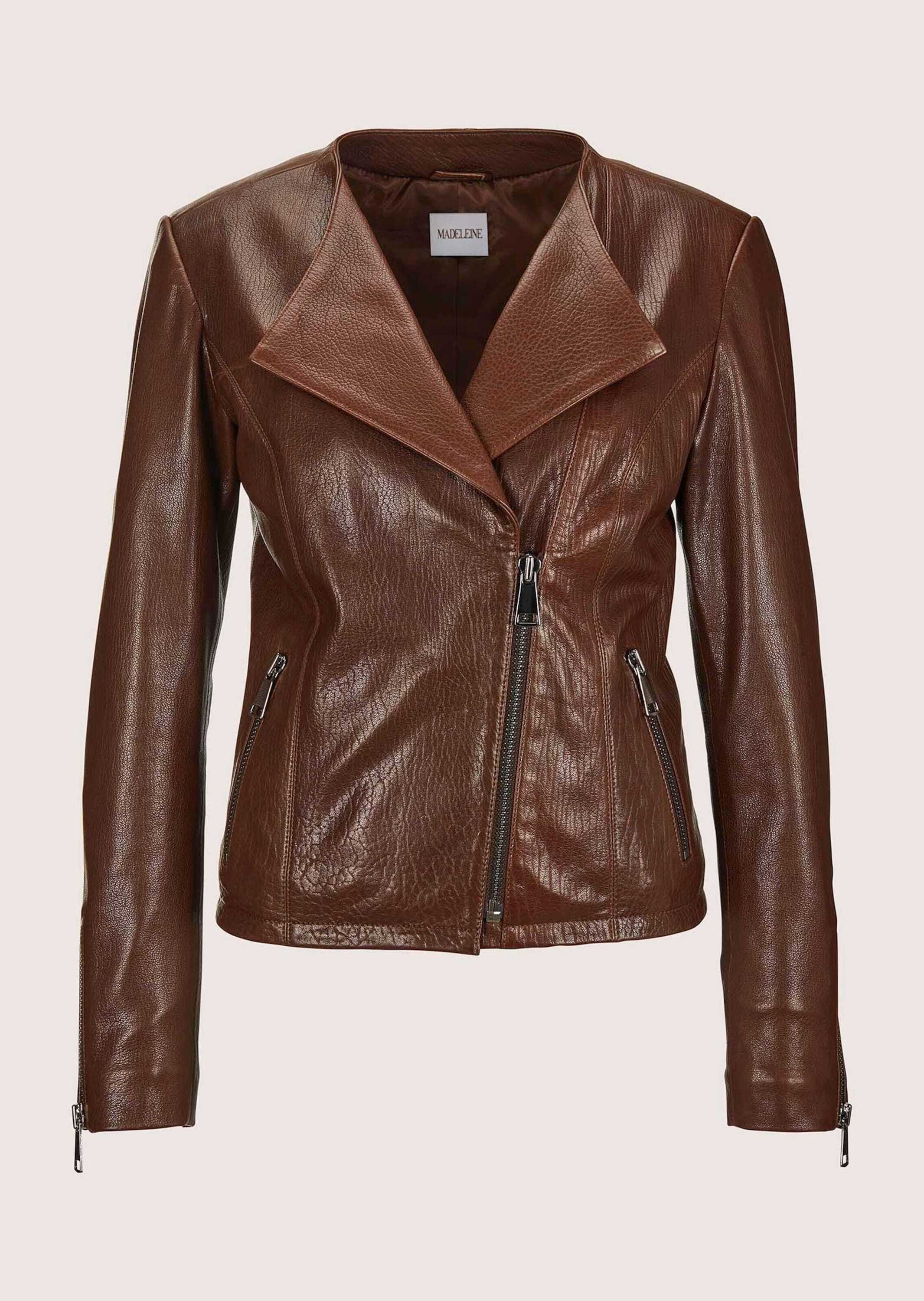 Lederjacke Lederjacke im Biker-Style
