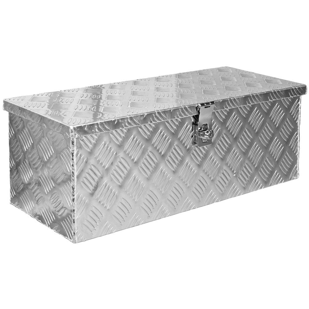 Trucky Anhänger-Deichselbox Truckbox Box Werkzeugkiste Anhängerbox Deichselbox 15 Größen Alumium