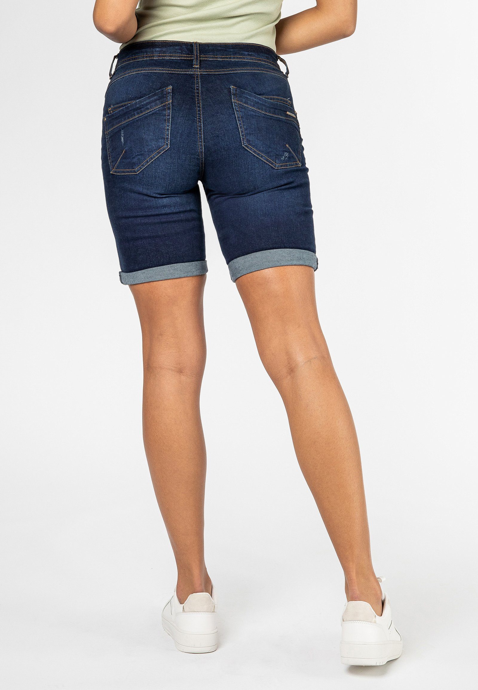 SUBLEVEL Jeansbermudas Kurze Jeanshose günstig online kaufen