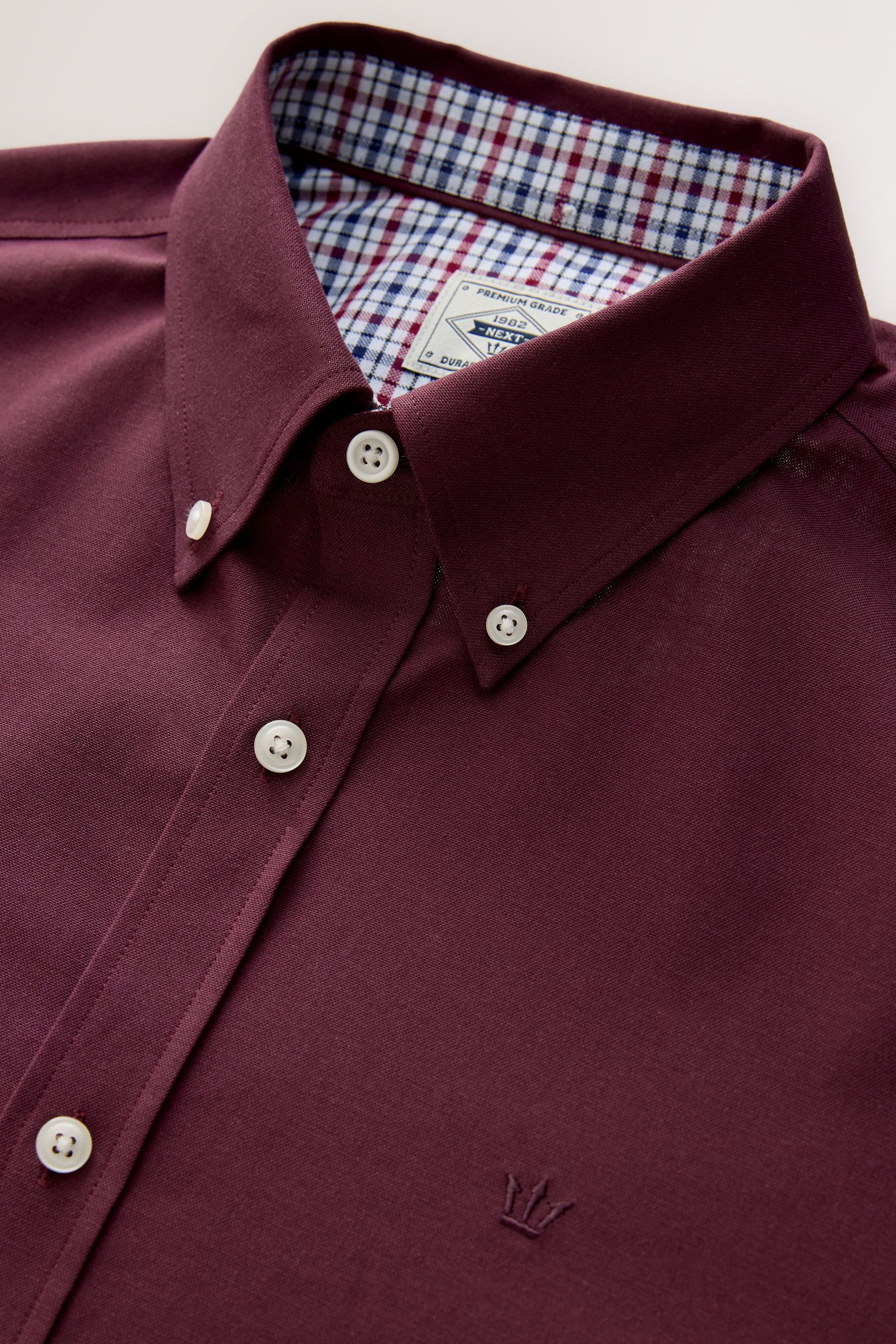 Next Langarmhemd Langärmeliges Oxfordhemd mit Stretch günstig online kaufen