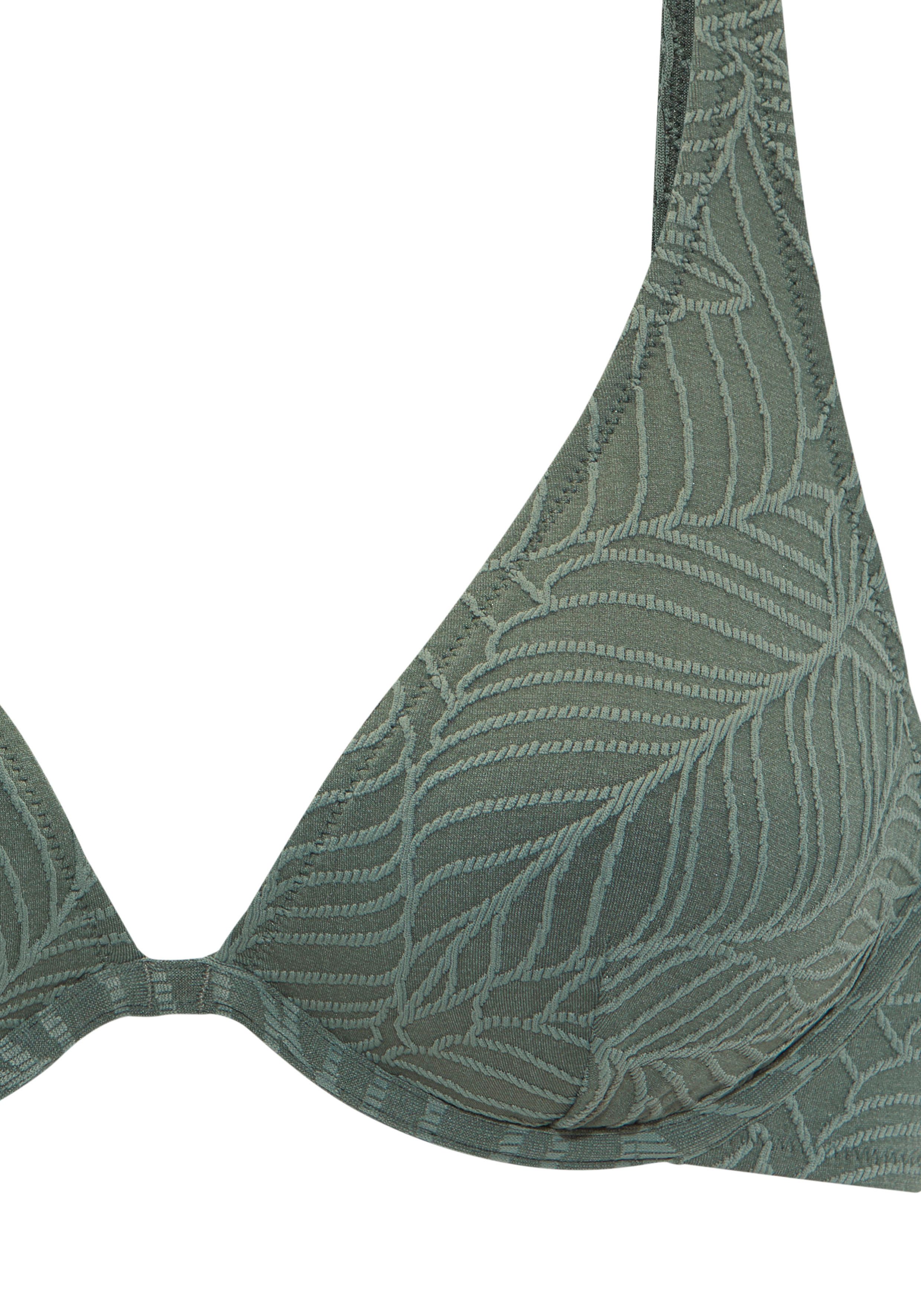 LASCANA Bügel-Bikini-Top Fay, aus eleganter Strukturware