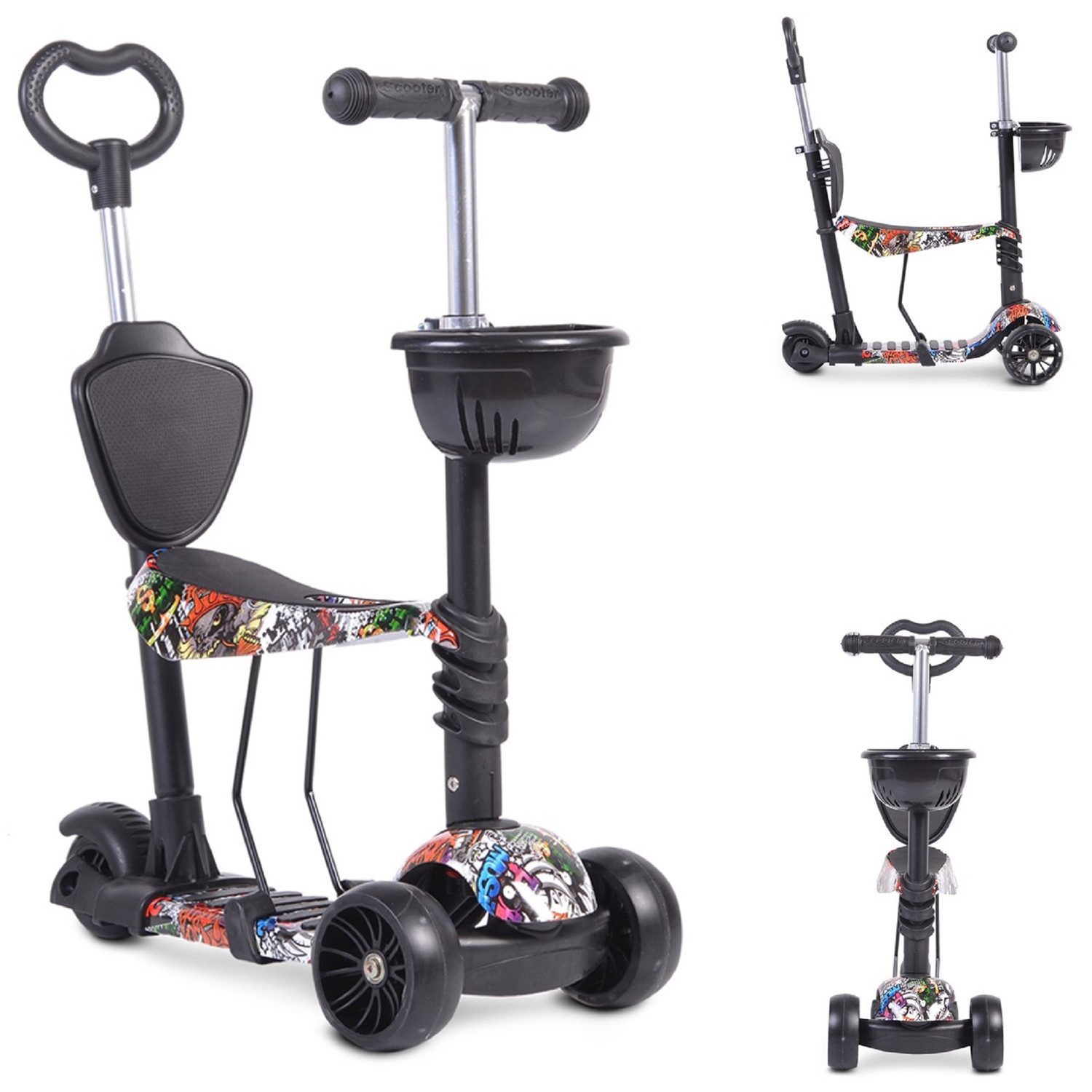 Cityroller Kinderroller Rutscher Pixy