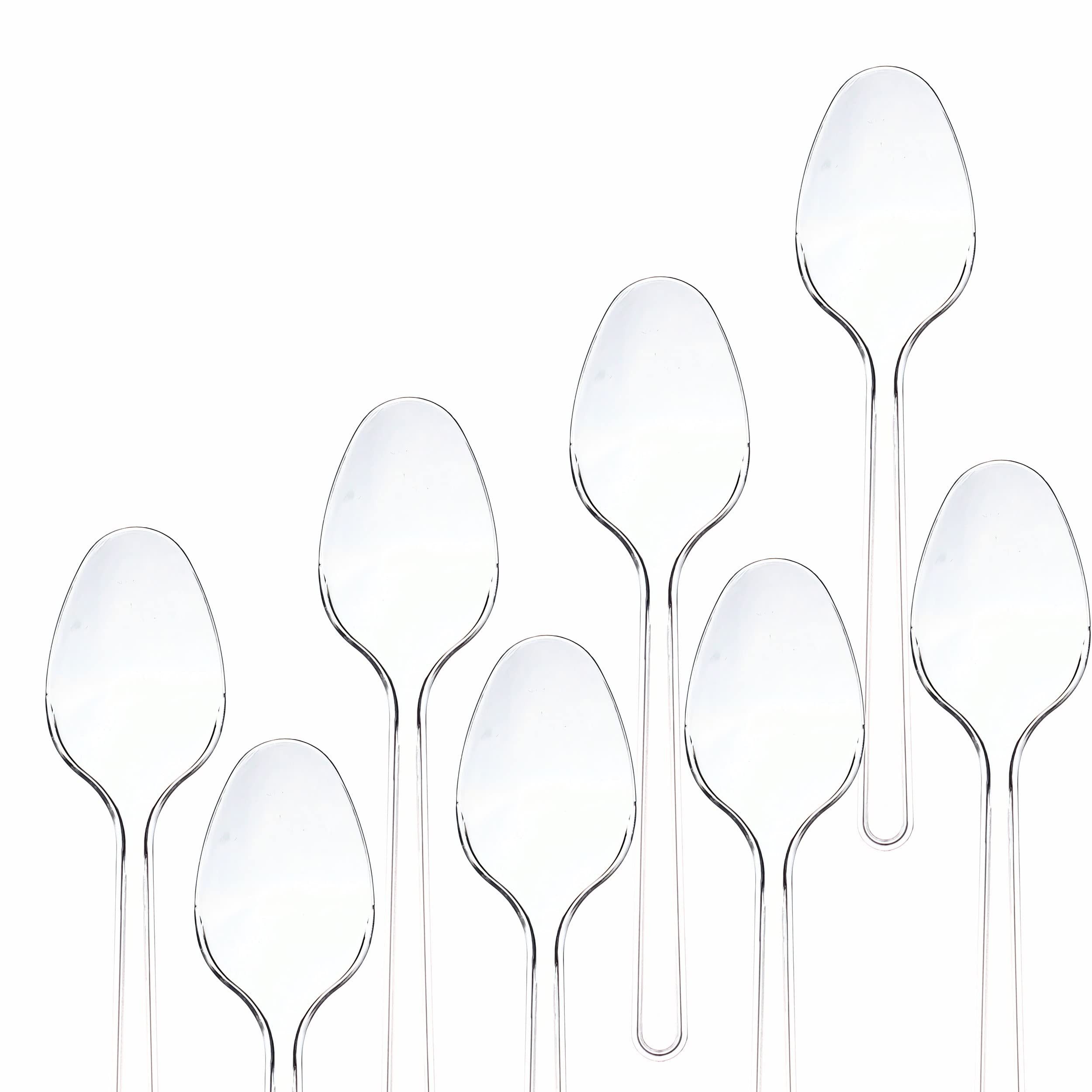 YI Bestecklöffel Ложки weiss Plastik - Besteck - Lebensmittelecht-200 St