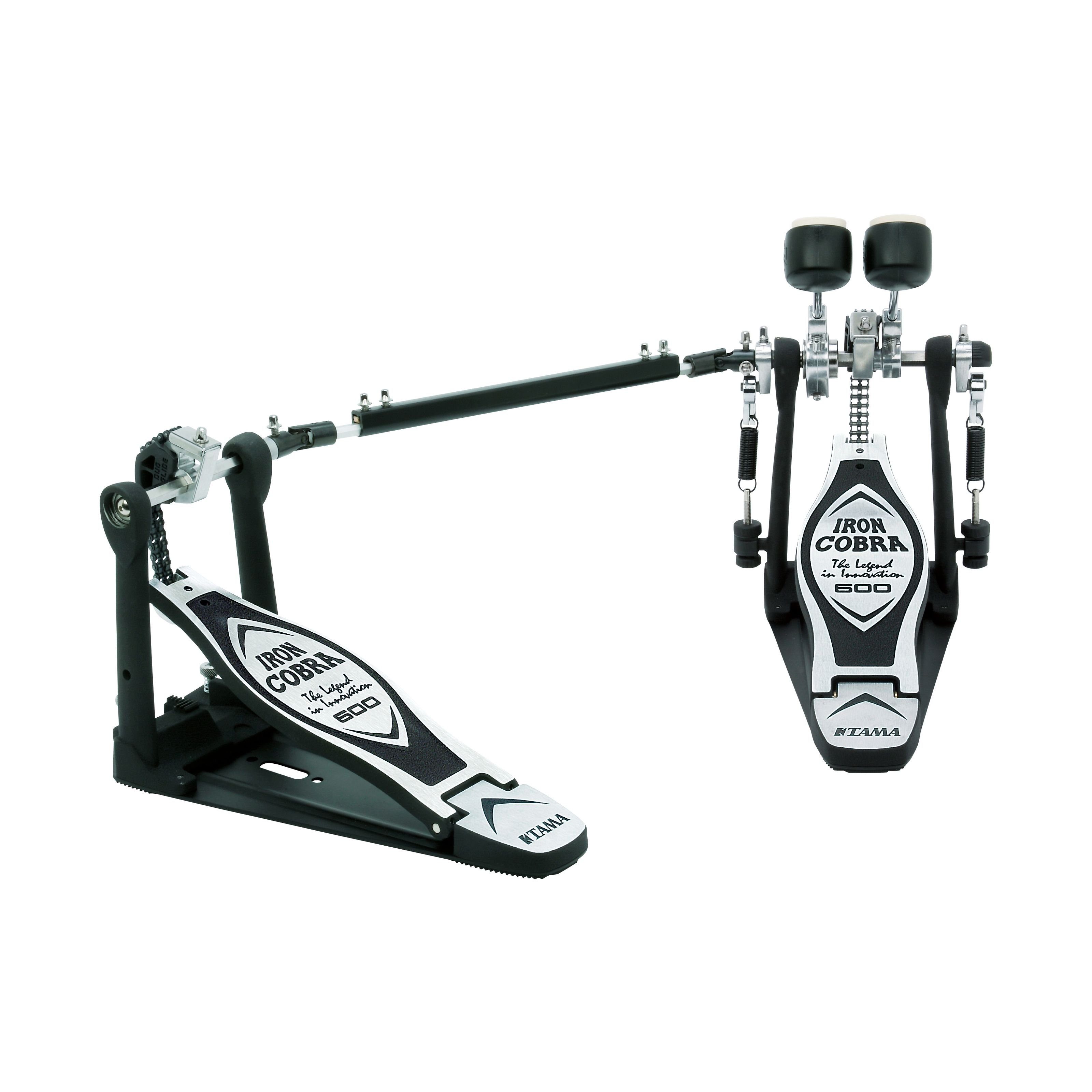 Tama Musikinstrumentenpedal, (Doppelpedal Iron Cobra HP600DTW Duo Glide, Hardware, Doppelfußmaschinen), Doppelpedal Iron Cobra, HP600DTW, Duo Glide - Doppelfußmaschine
