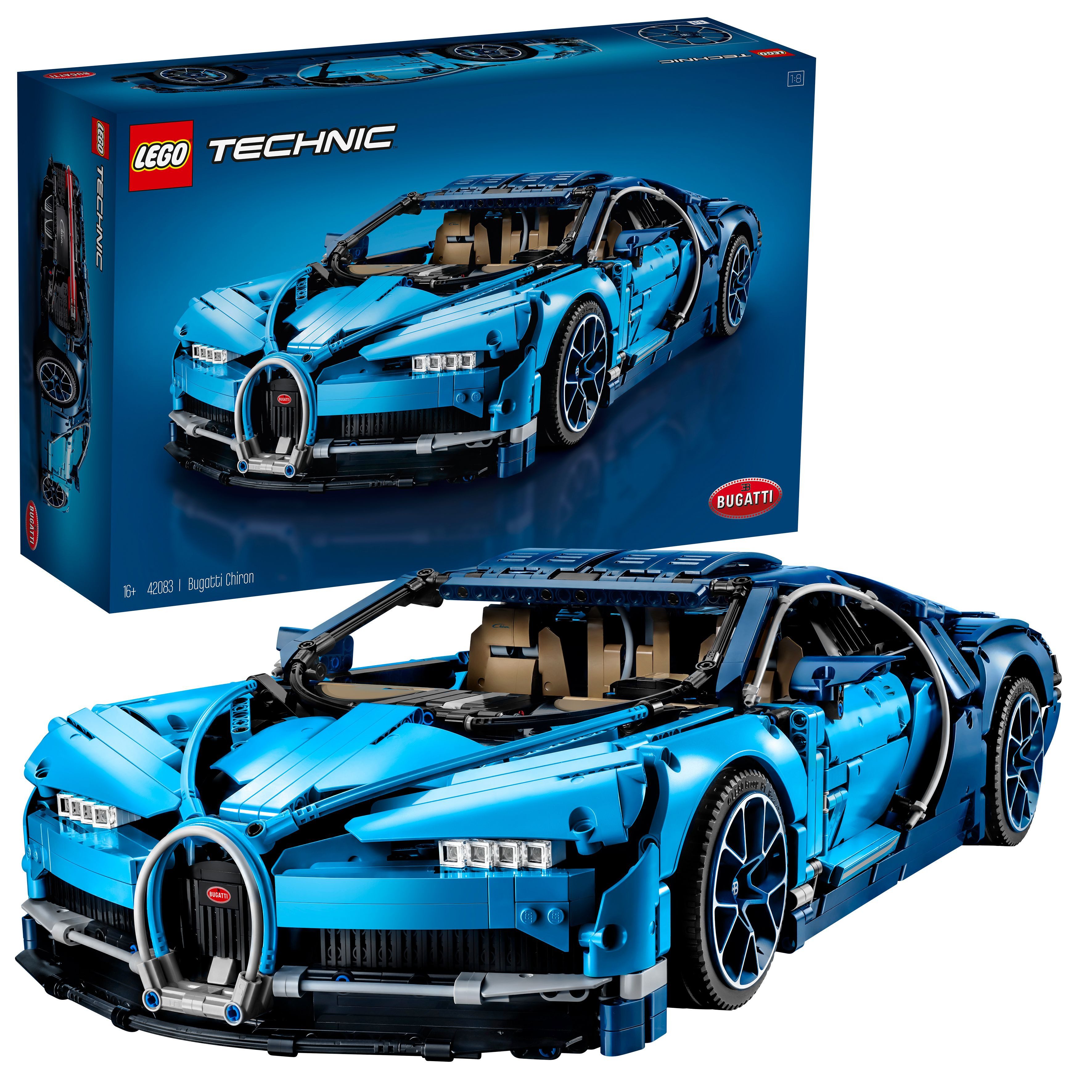 LEGO® LEGO® Technic Bugatti Chiron (42083), Automodell Spielbausteine