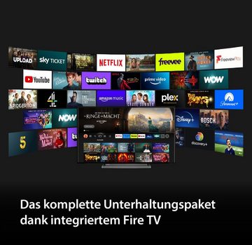 Toshiba 50UF3D63DA LCD-LED Fernseher (126 cm/50 Zoll, 4K Ultra HD, Fire TV, HDR Dolby Vision, Triple-Tuner, Alexa Sprachsteuerung, Sound by Onkyo)