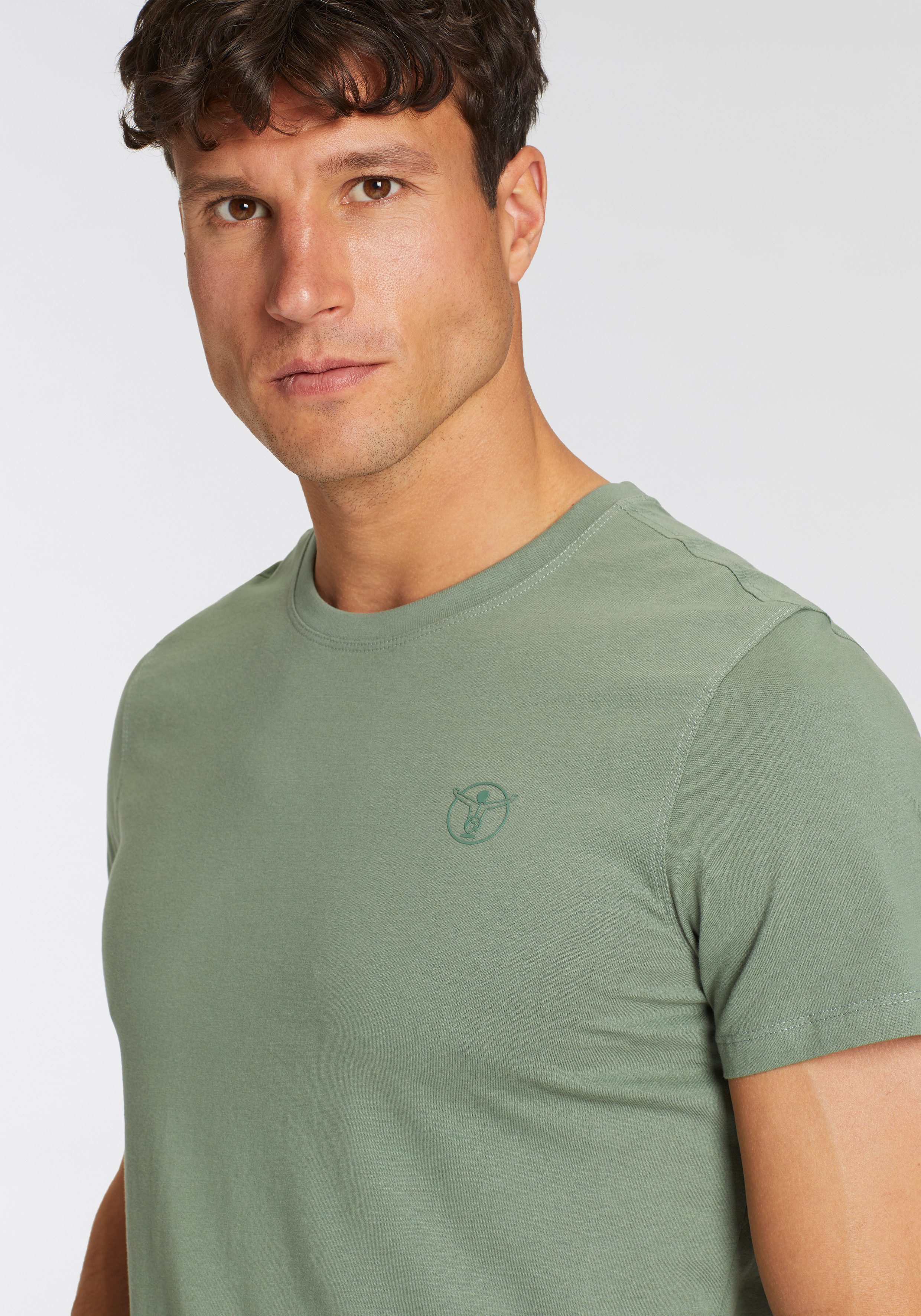 Chiemsee T-Shirt H T-Shirt 3 Pk (3-tlg) 3er-Pack, aus Baumwolle, in den Größen S bis XXXL