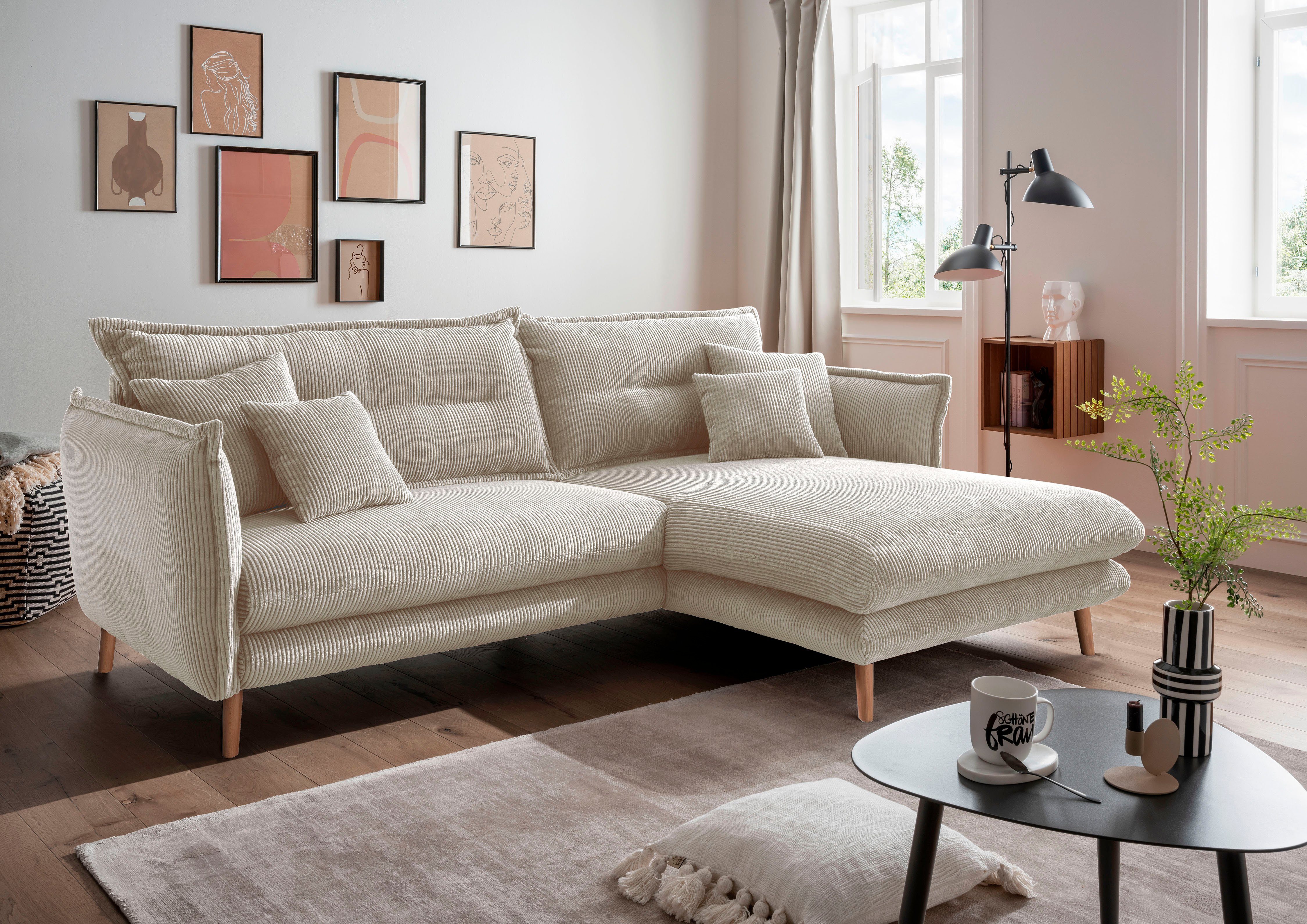INOSIGN Ecksofa Lazio modern und bequem, günstig online kaufen
