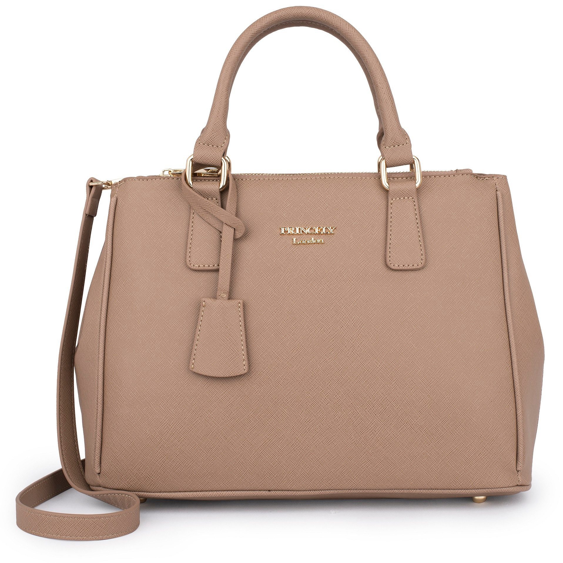 Princely London Handtasche Victoria – Praktische Eleganz für Büro, Alltag und Freizeit