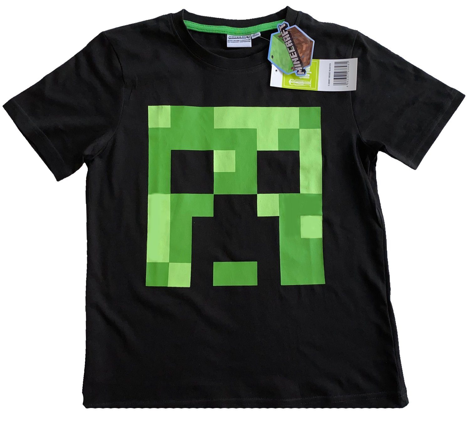 Minecraft T-Shirt MINECRAFT T-SHIRT schwarz Kinder T-Shirt