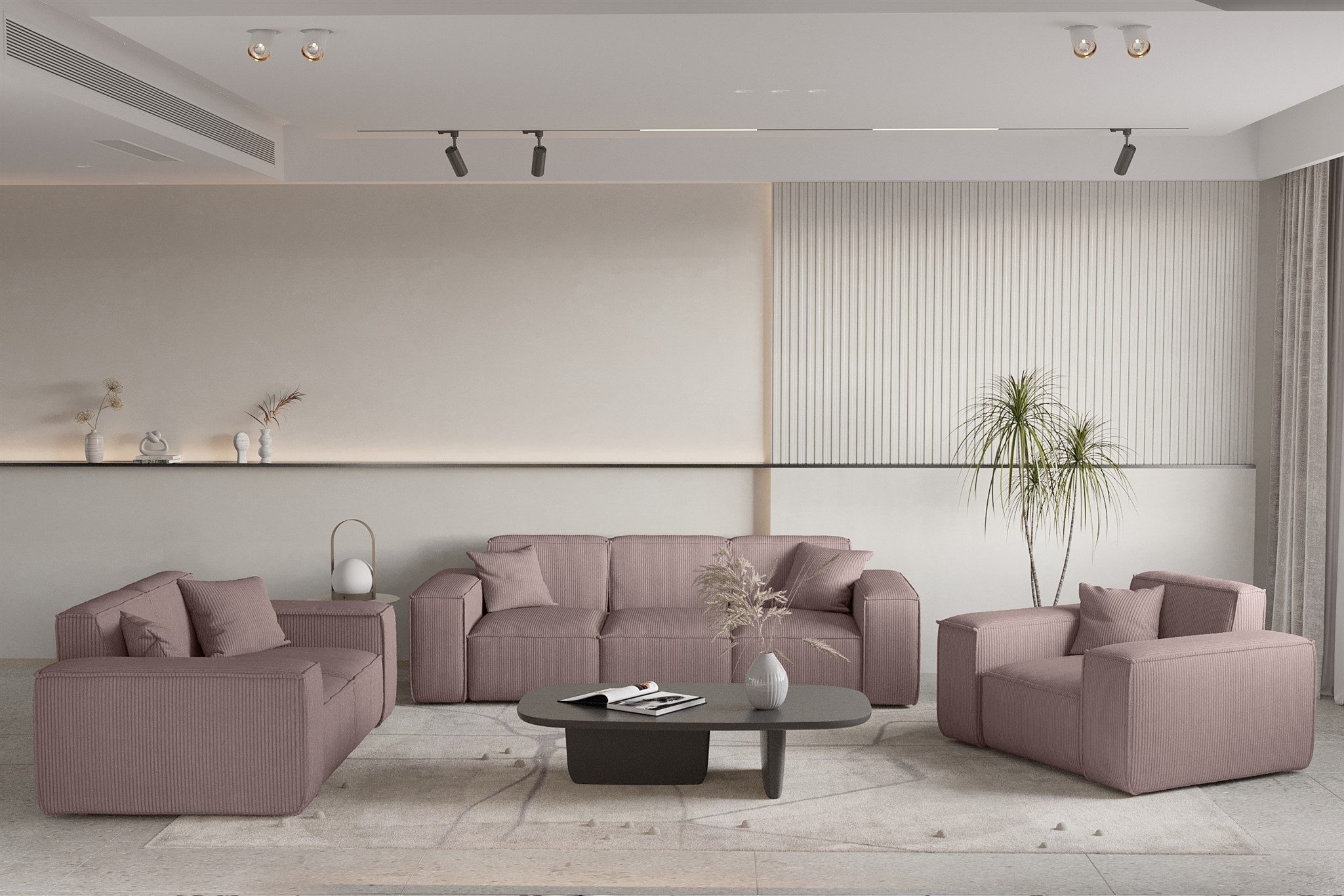 Fun Möbel Polstergarnitur Sofaset Designersofa CELES günstig online kaufen