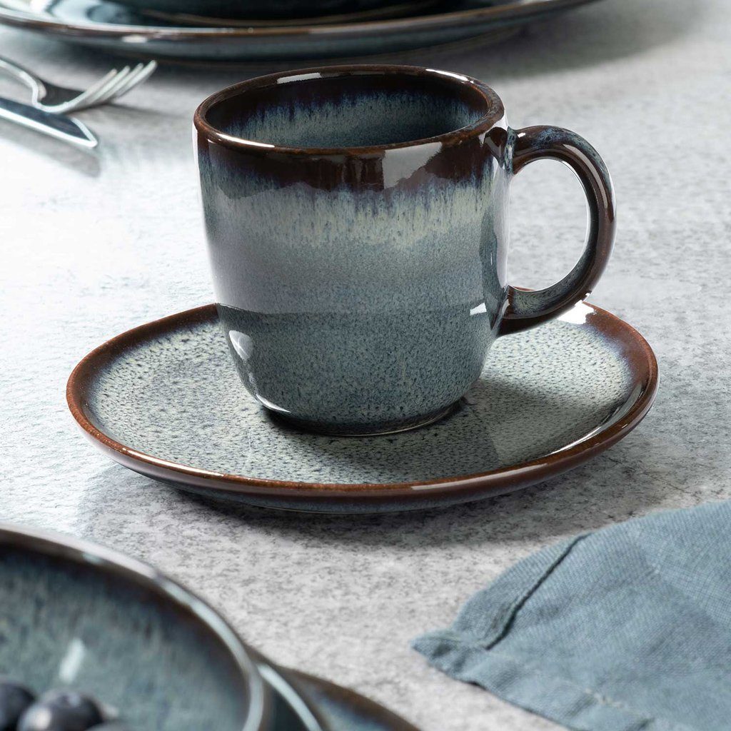 like. by Villeroy & Boch Untertasse Lave Untertasse, (1 St), Steingut, 1 Stck, mikrow.- & spülm.sicher