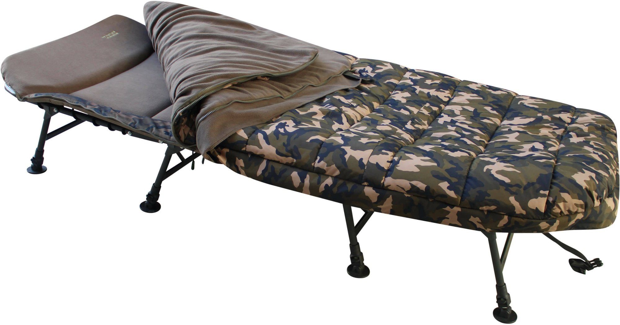 MK Angelsport Angelliege MK 8 Bein Bedchair Camo Sleeping System