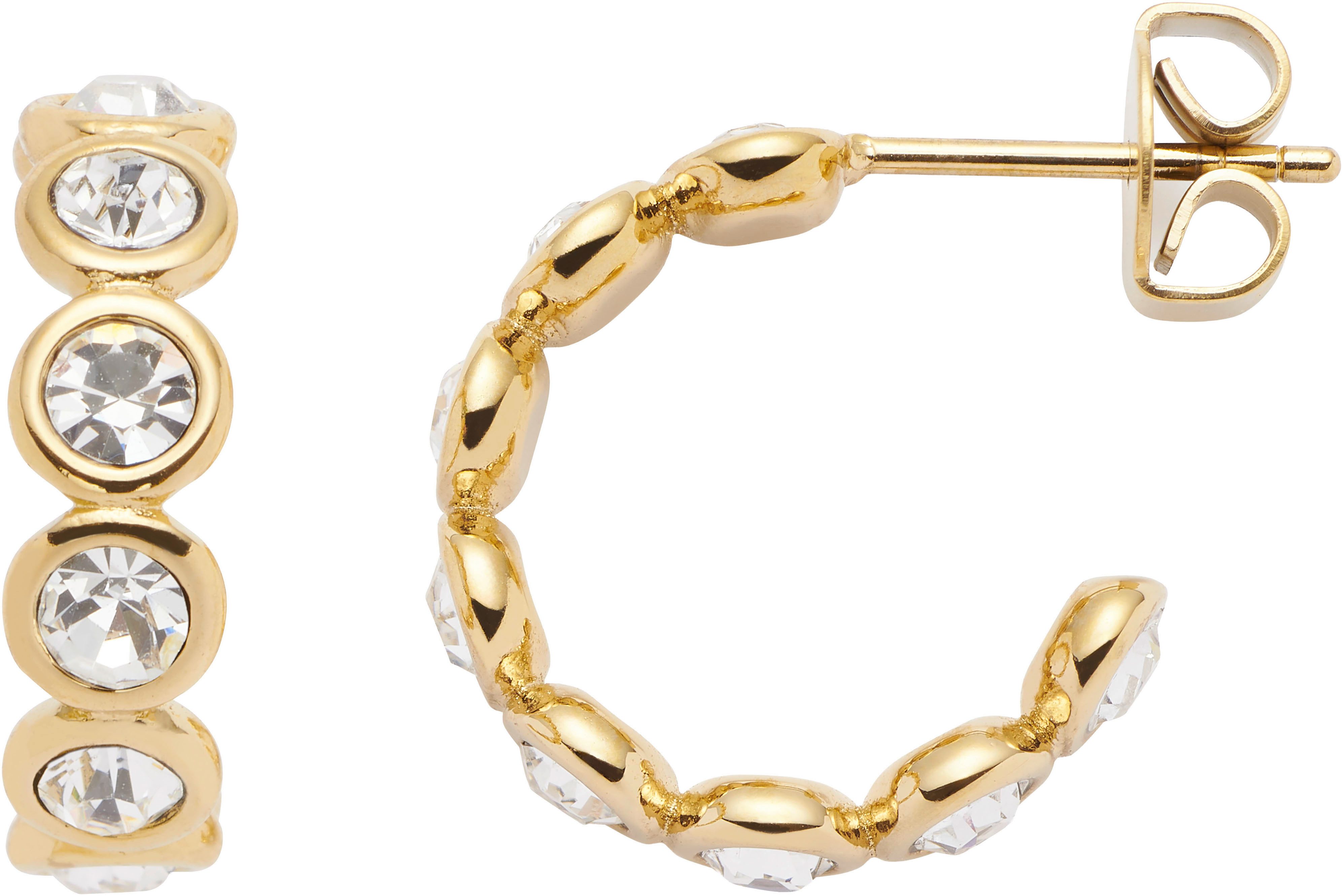 LEONARDO Paar Серьги-кольца Серьги Cremona, 024338, 024339, mit Zirkonia (synth)