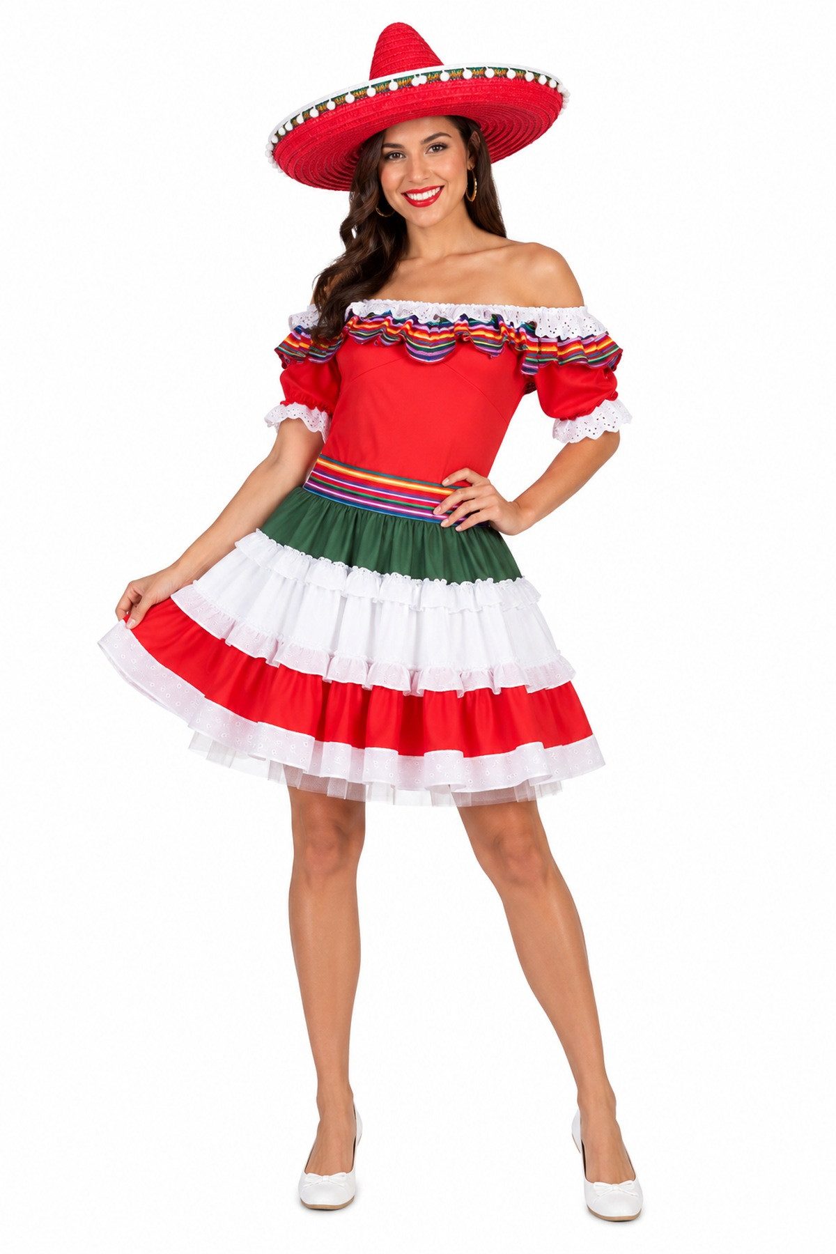 Funny Fashion Kostüm Mexikanisches Kostüm 'Senorita Bonita' für Damen