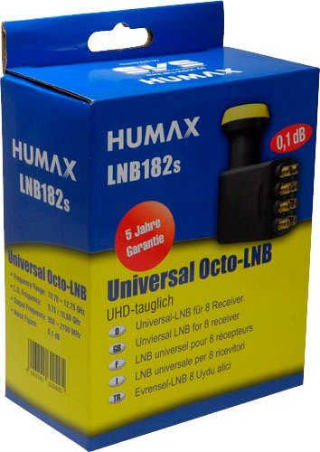 Universal Gold SAT-Antenne LNB Humax 182s Octo LNB
