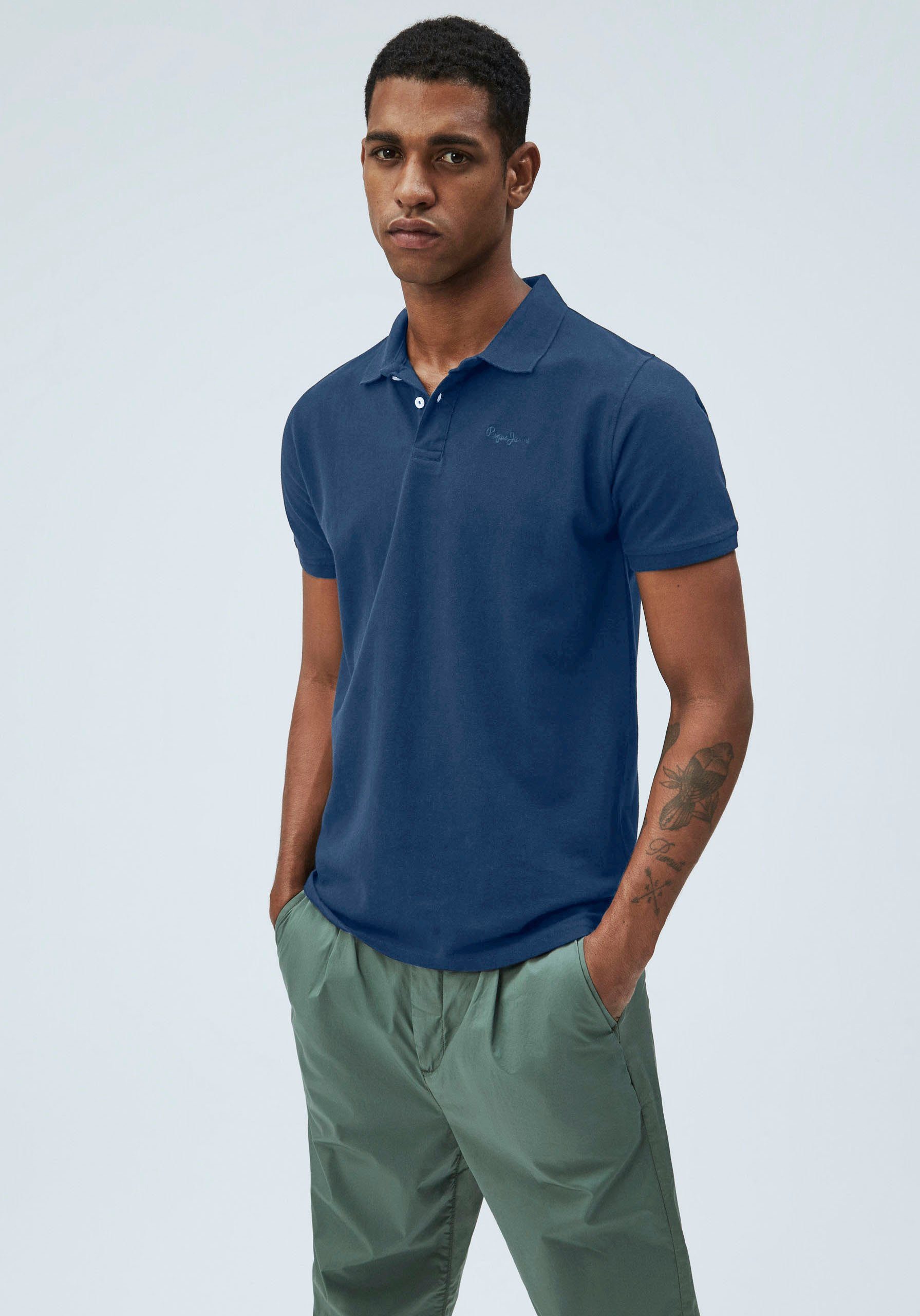 Pepe marine Jeans VINCENT Poloshirt