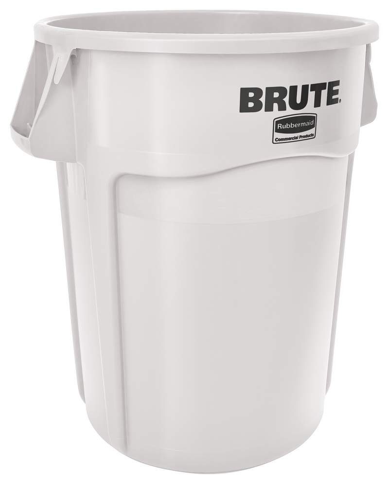 Rubbermaid Mülltrennsystem Rubbermaid BRUTE®-Behälter mit Lüftungskanälen, 167 l, weiß