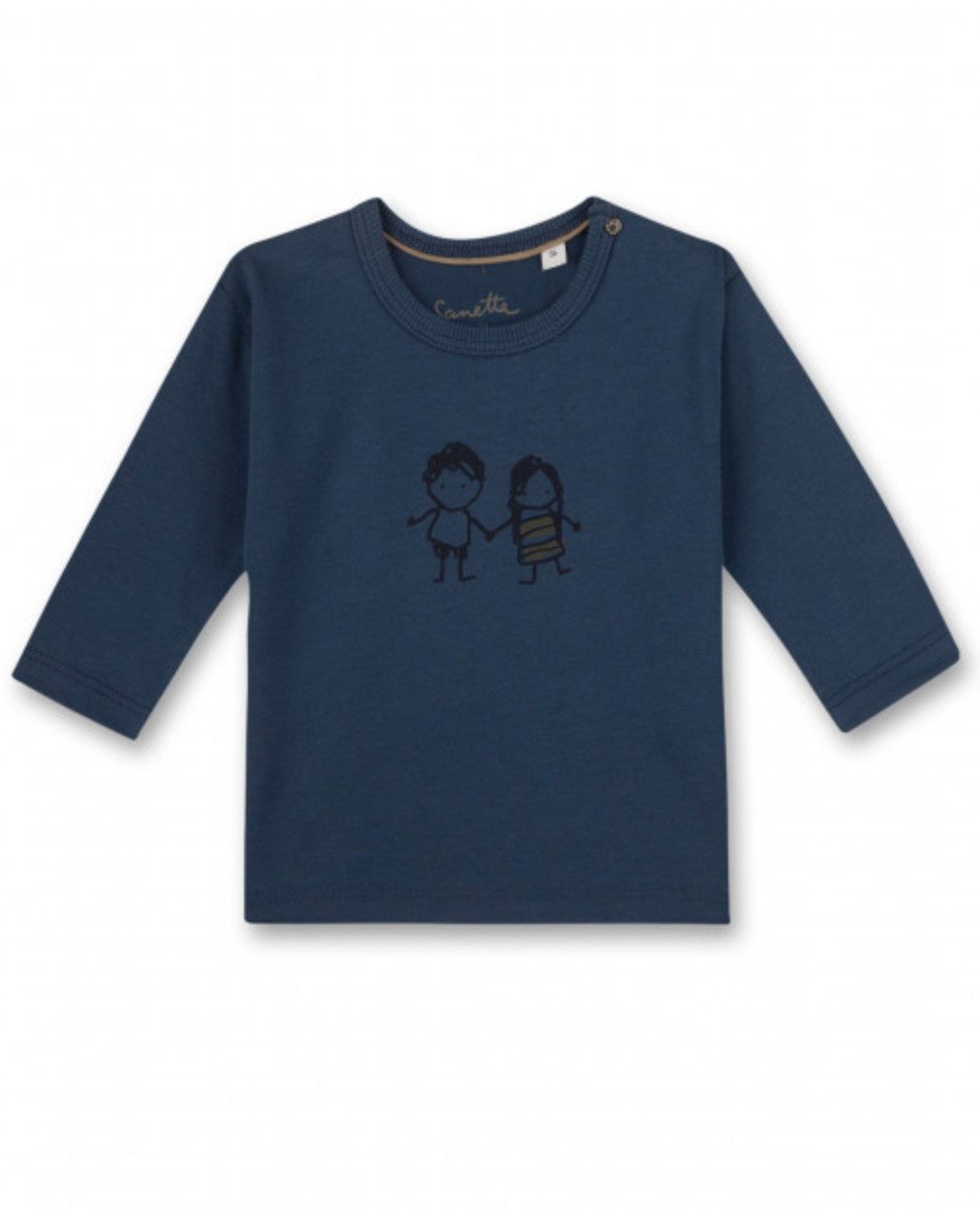 Langarmshirt Baby Langarmshirt neutral Baumwolle mit Print
