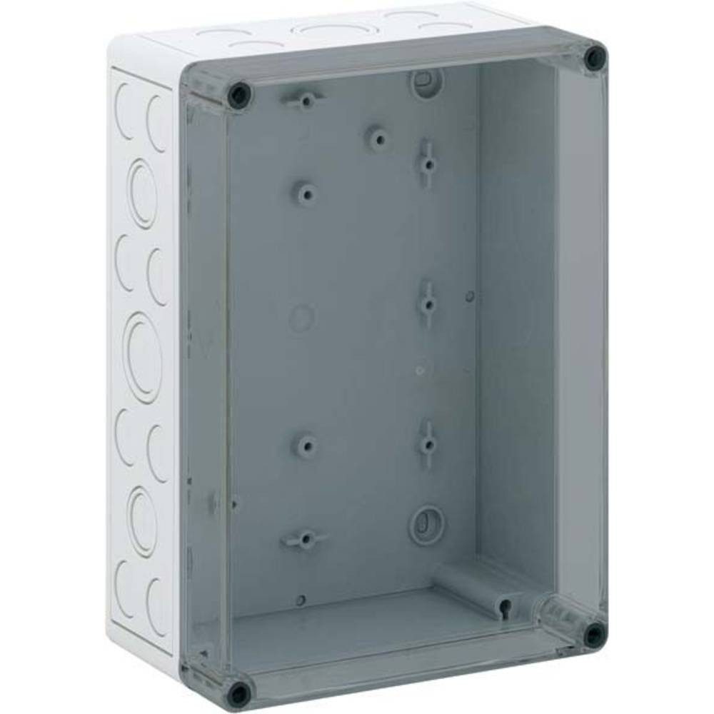SPELSBERG Montagedose TK Kunststoffgehäuse aus schlagfestem Polystyrol 10650801, (mit Vorprägung, Deckel Transparent)