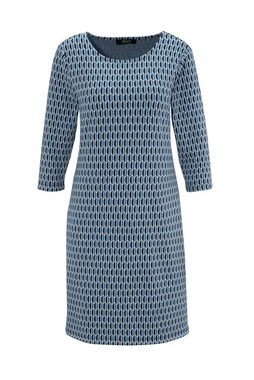 Aniston SELECTED Jerseykleid mit geometrischem Muster und leichter Taillierung - NEUE KOLLEKTION