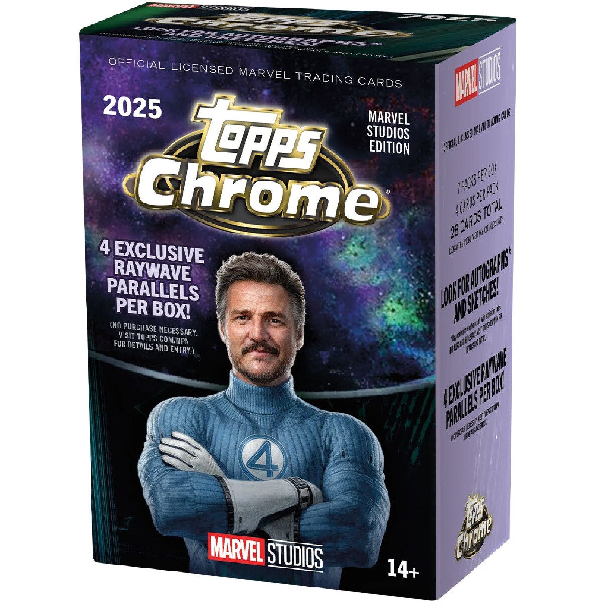 Topps Sammelkarte Topps Chrome Marvel Studios 2025 - 1 x Value Box