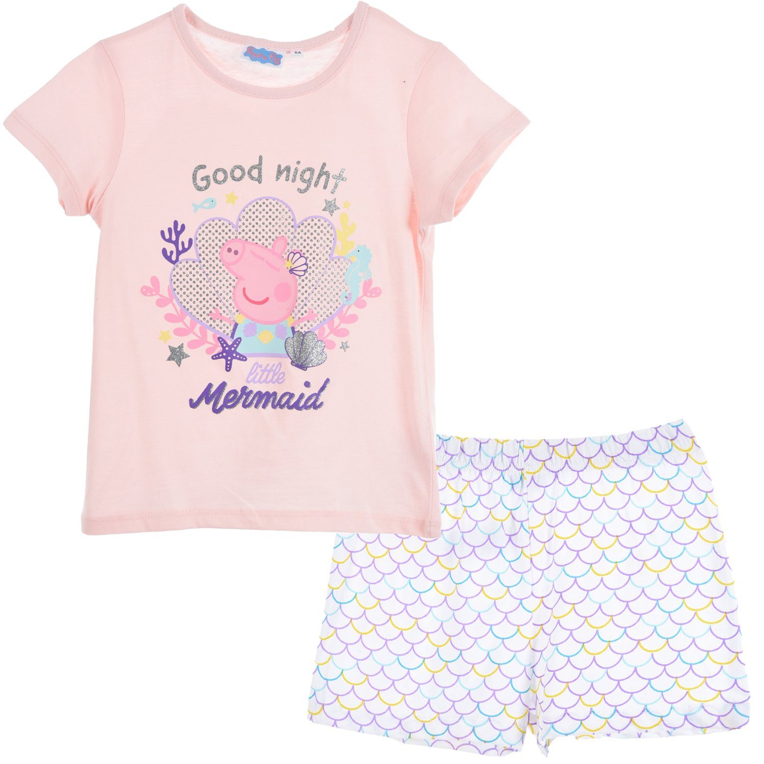Peppa Pig Schlafanzug Peppa Pig Mädchen Schlafanzug Kurzarm Pyjama