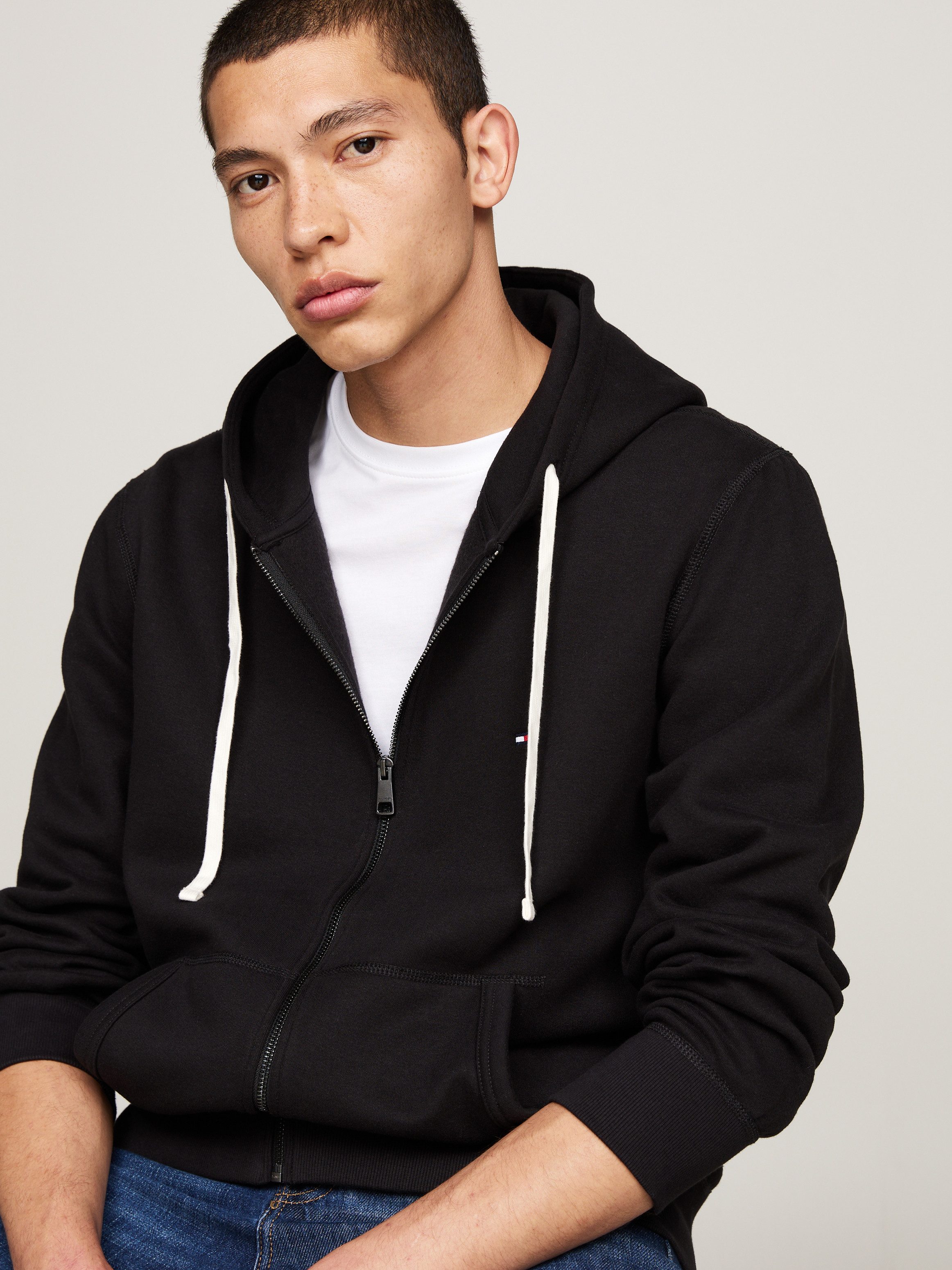 Tommy Hilfiger Kapuzensweatjacke ESSENTIAL FLEECE ZIP günstig online kaufen