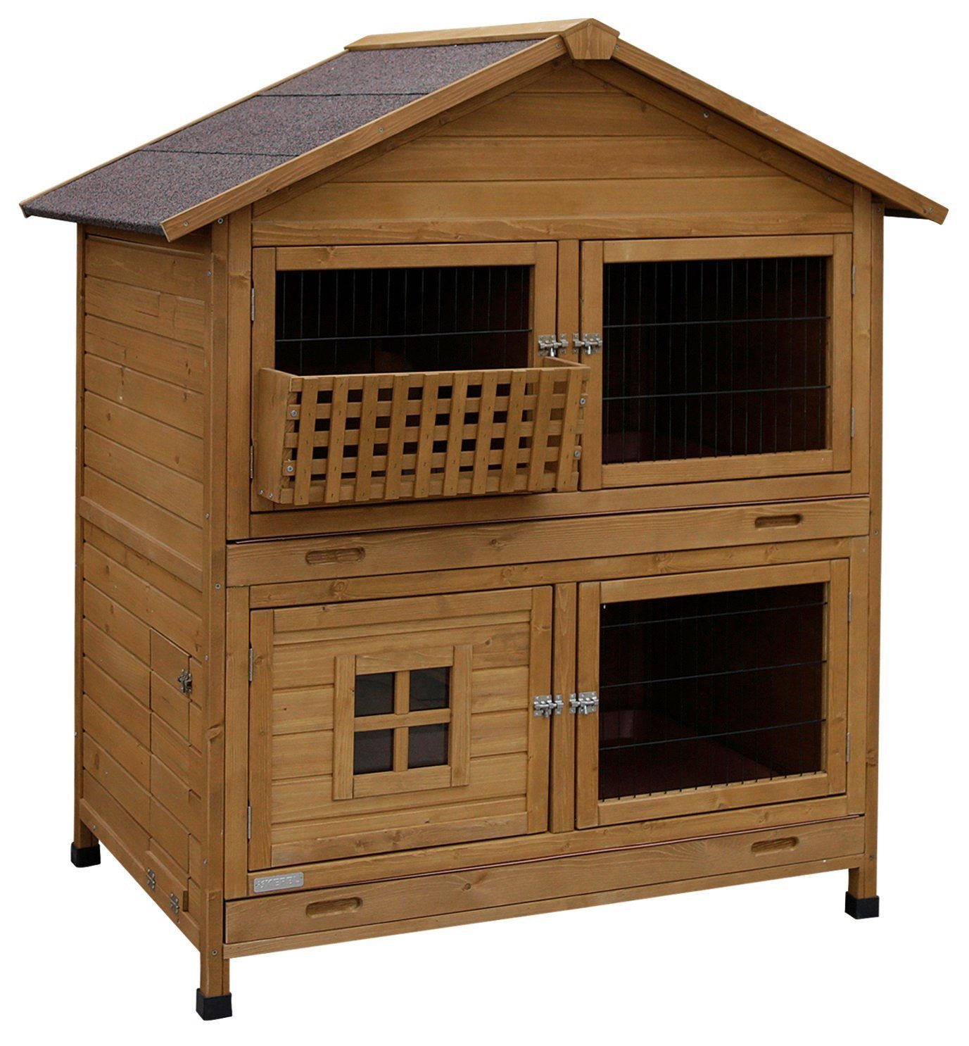 Kerbl Nagerhaus Kerbl Nagerstall Südtirol für Kleintiere, 4 Fronttüren, Has günstig online kaufen