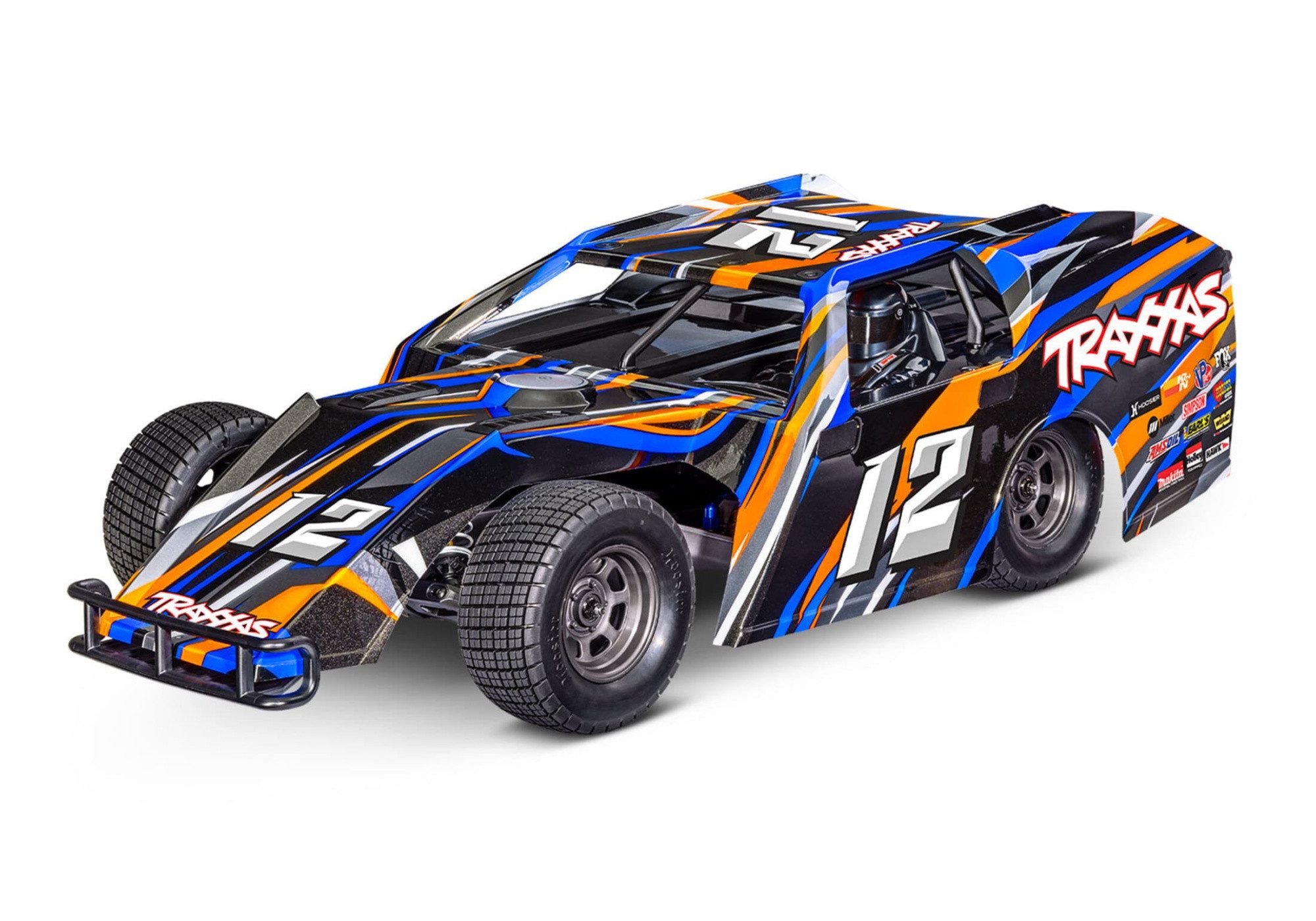 Traxxas RC-Buggy Traxxas RC Slash Mudboss BL-2S Dirt Oval Racer 1:10 RTR Blau
